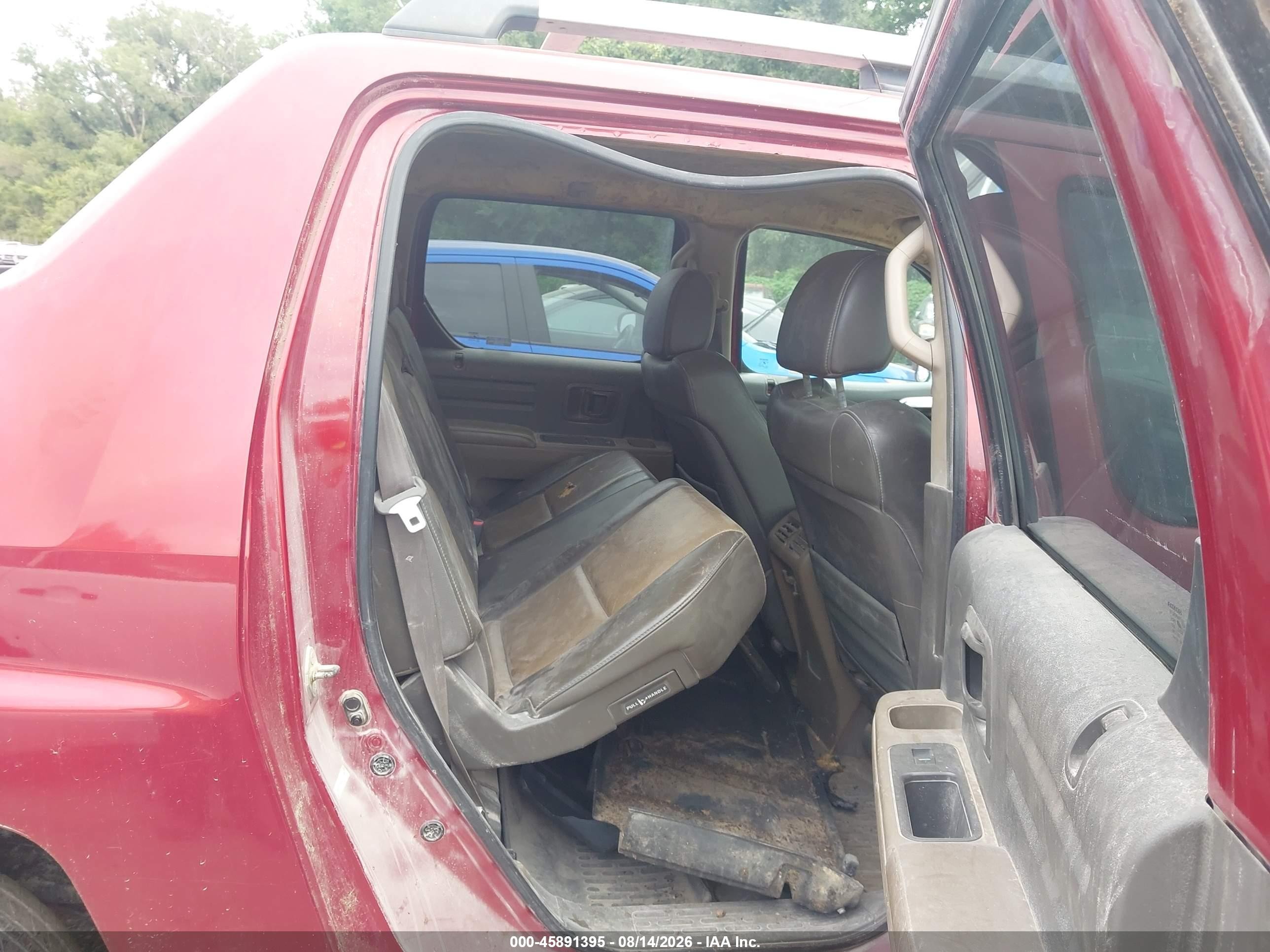 2006 Honda Ridgeline Rtl Бордовый vin: 2HJYK16576H511419