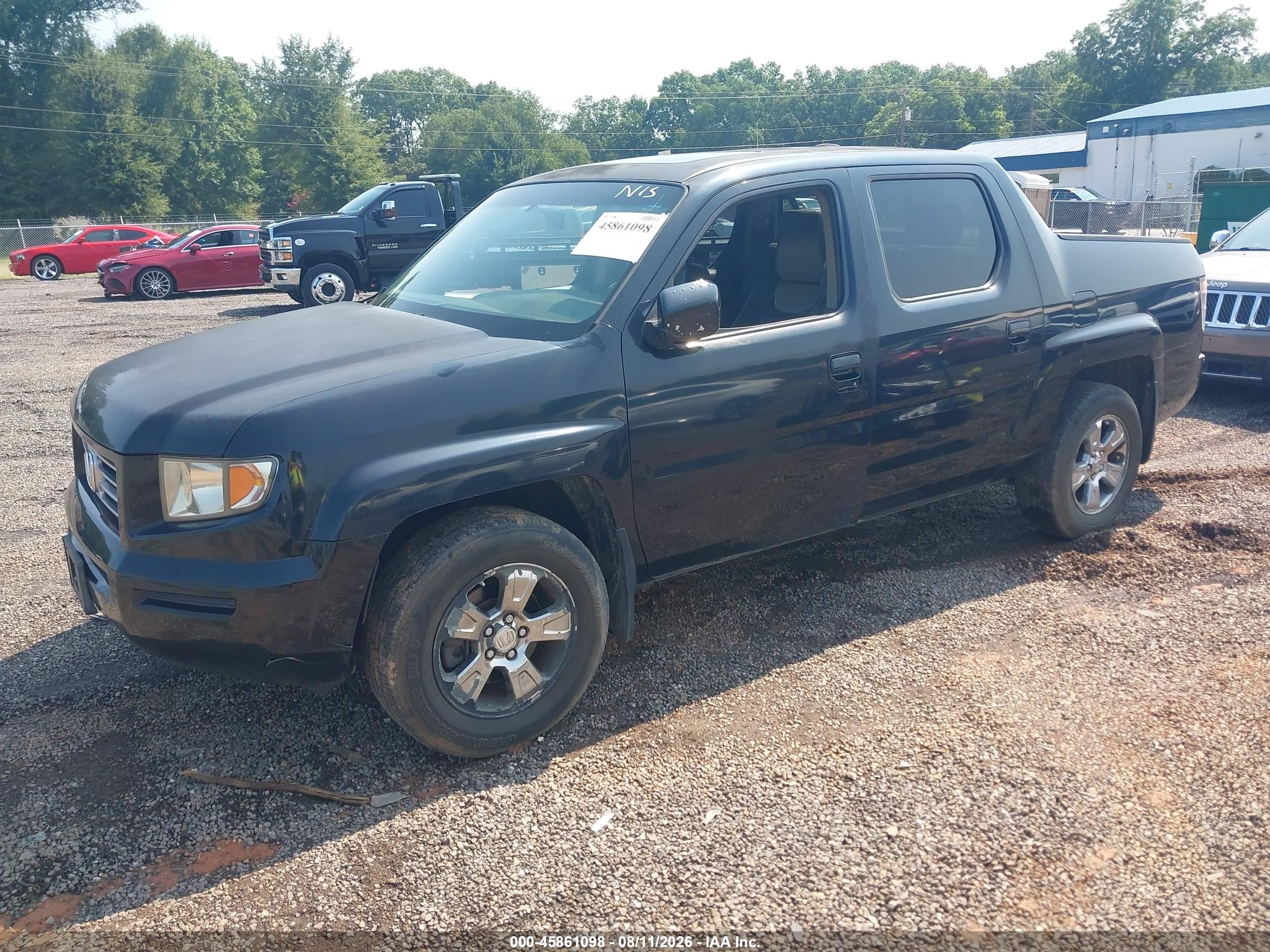 2006 Honda Ridgeline Rtl Black vin: 2HJYK16576H538720