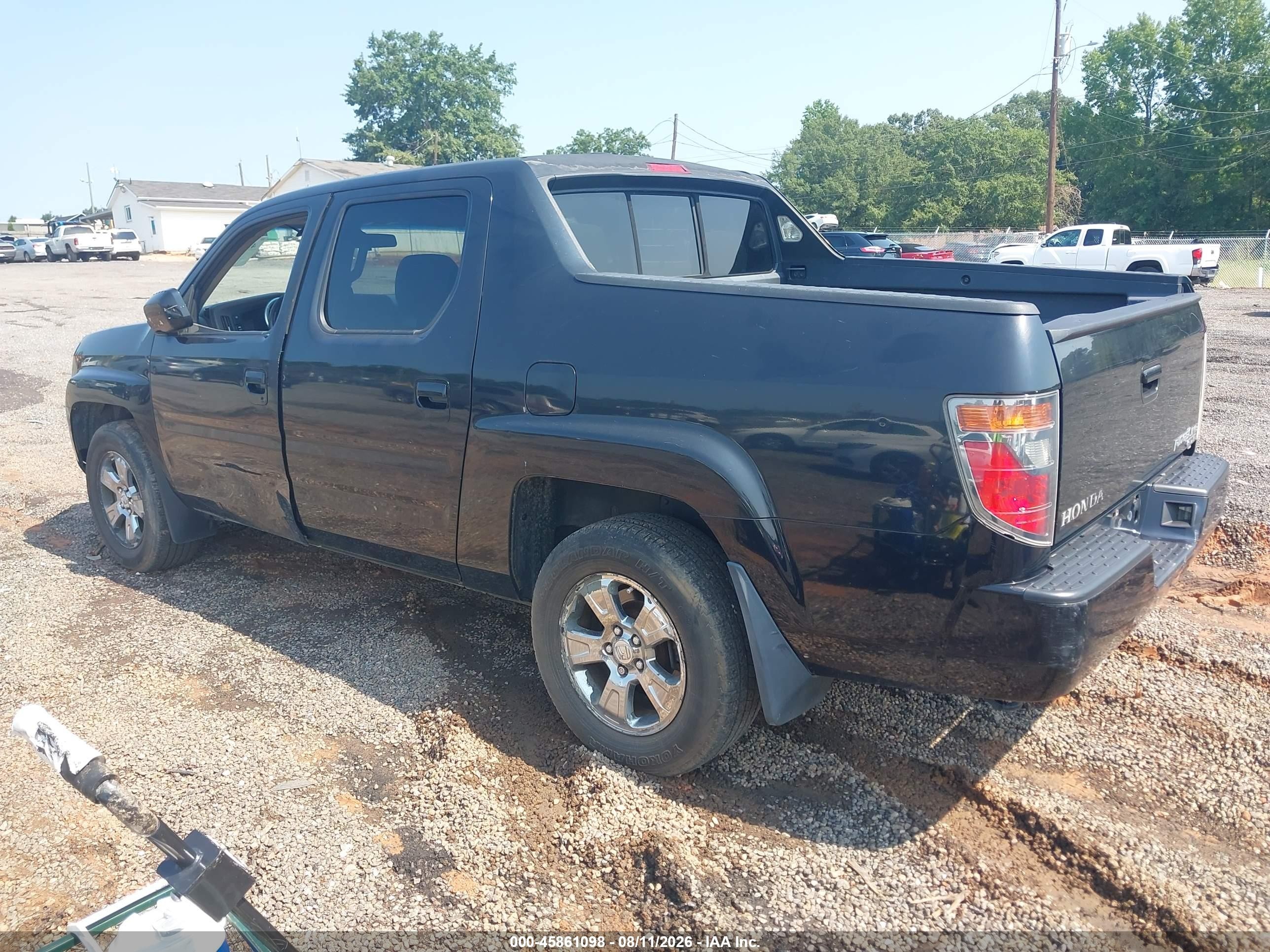 2006 Honda Ridgeline Rtl Black vin: 2HJYK16576H538720