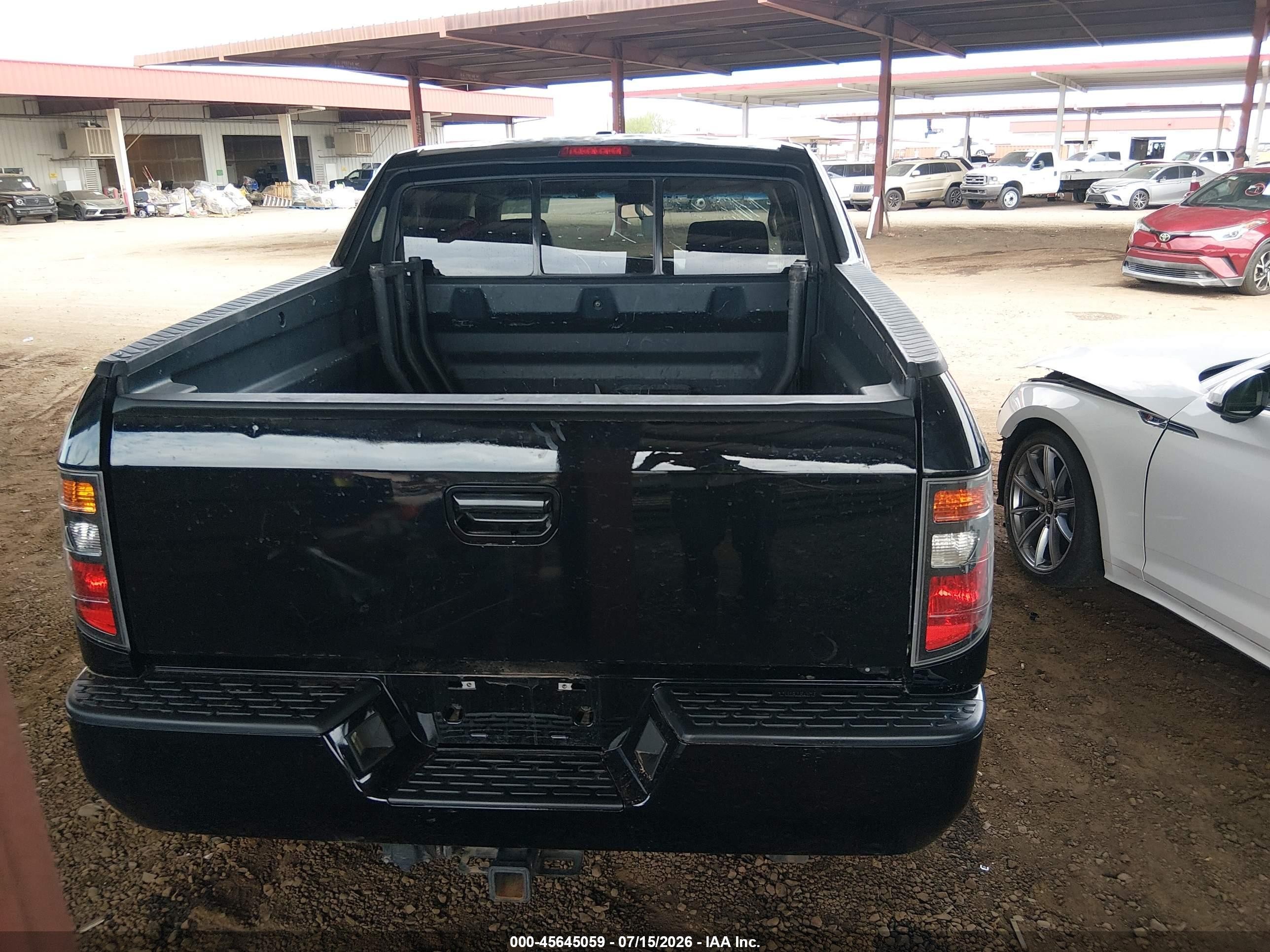 2006 Honda Ridgeline Rtl Black vin: 2HJYK16576H552228