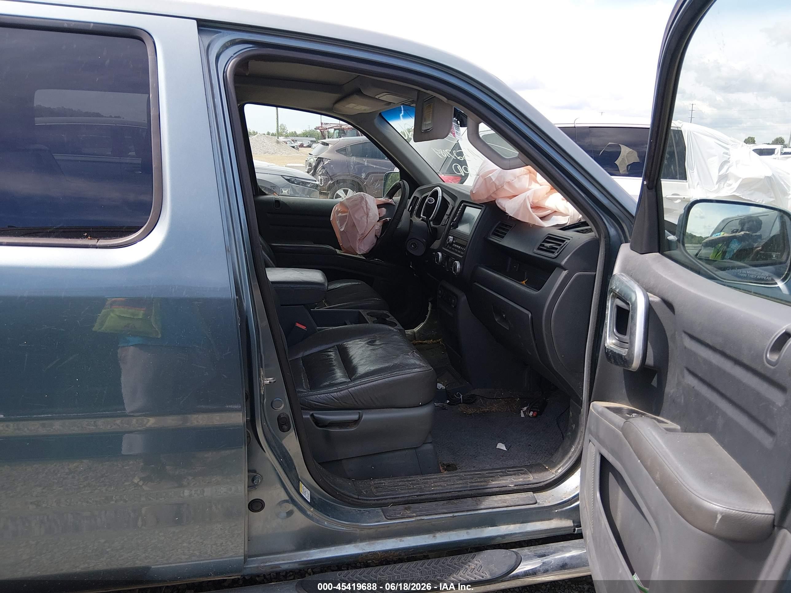 2007 Honda Ridgeline Rtl Light Blue vin: 2HJYK16577H527184