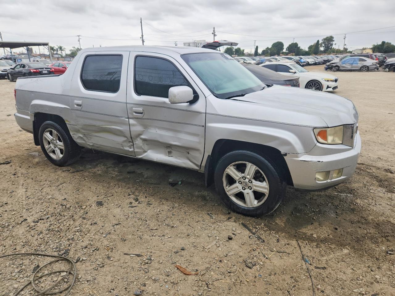 2009 Honda Ridgeline Rtl Silver vin: 2HJYK16579H501316