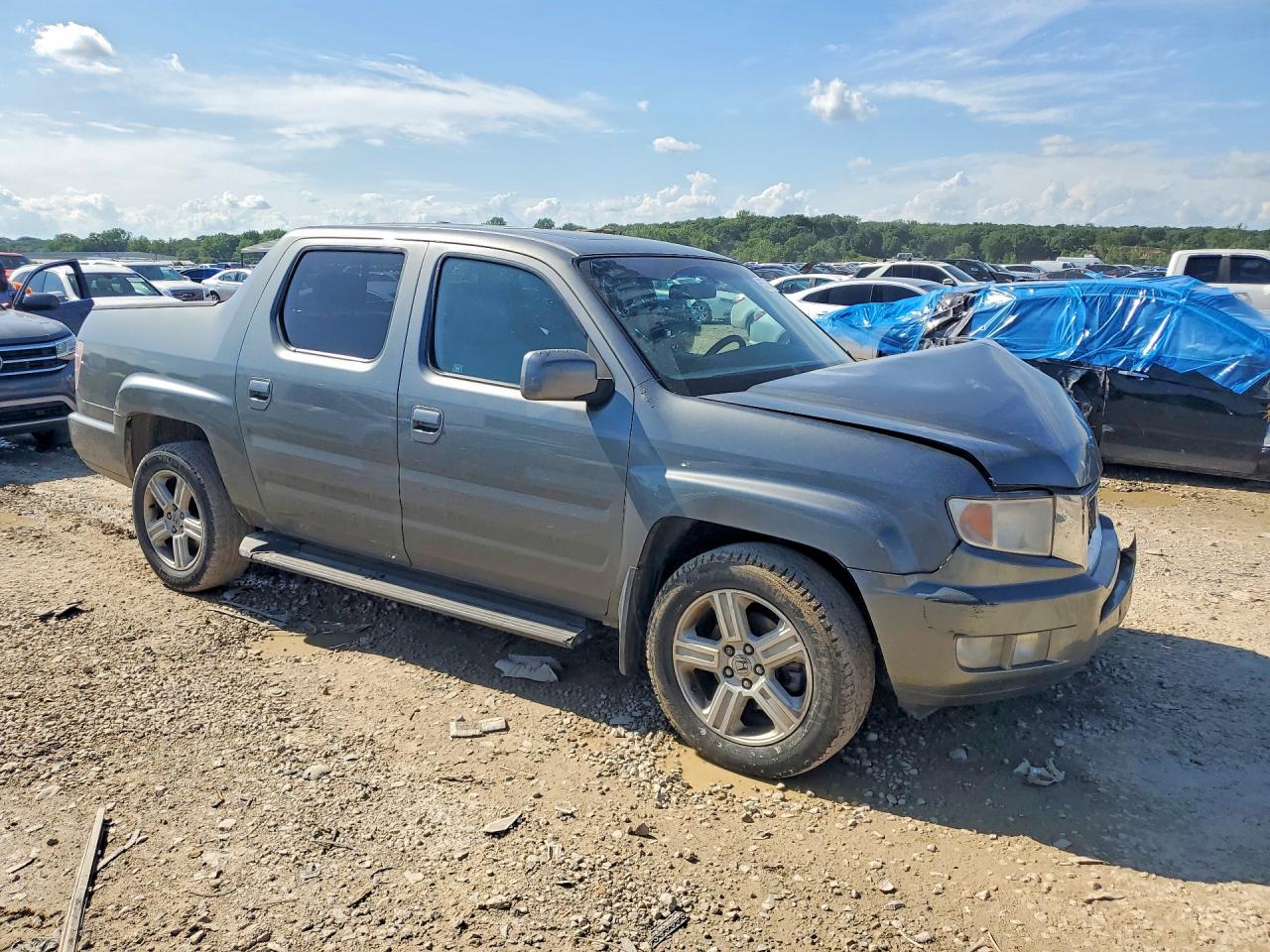 2009 Honda Ridgeline Rtl Gray vin: 2HJYK16579H503101