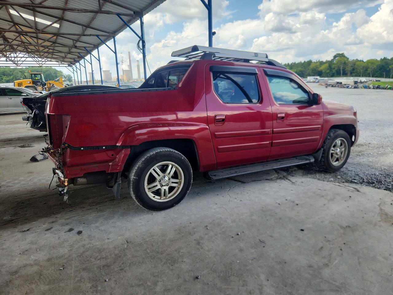 2006 Honda Ridgeline Rtl Burgundy vin: 2HJYK16586H509839