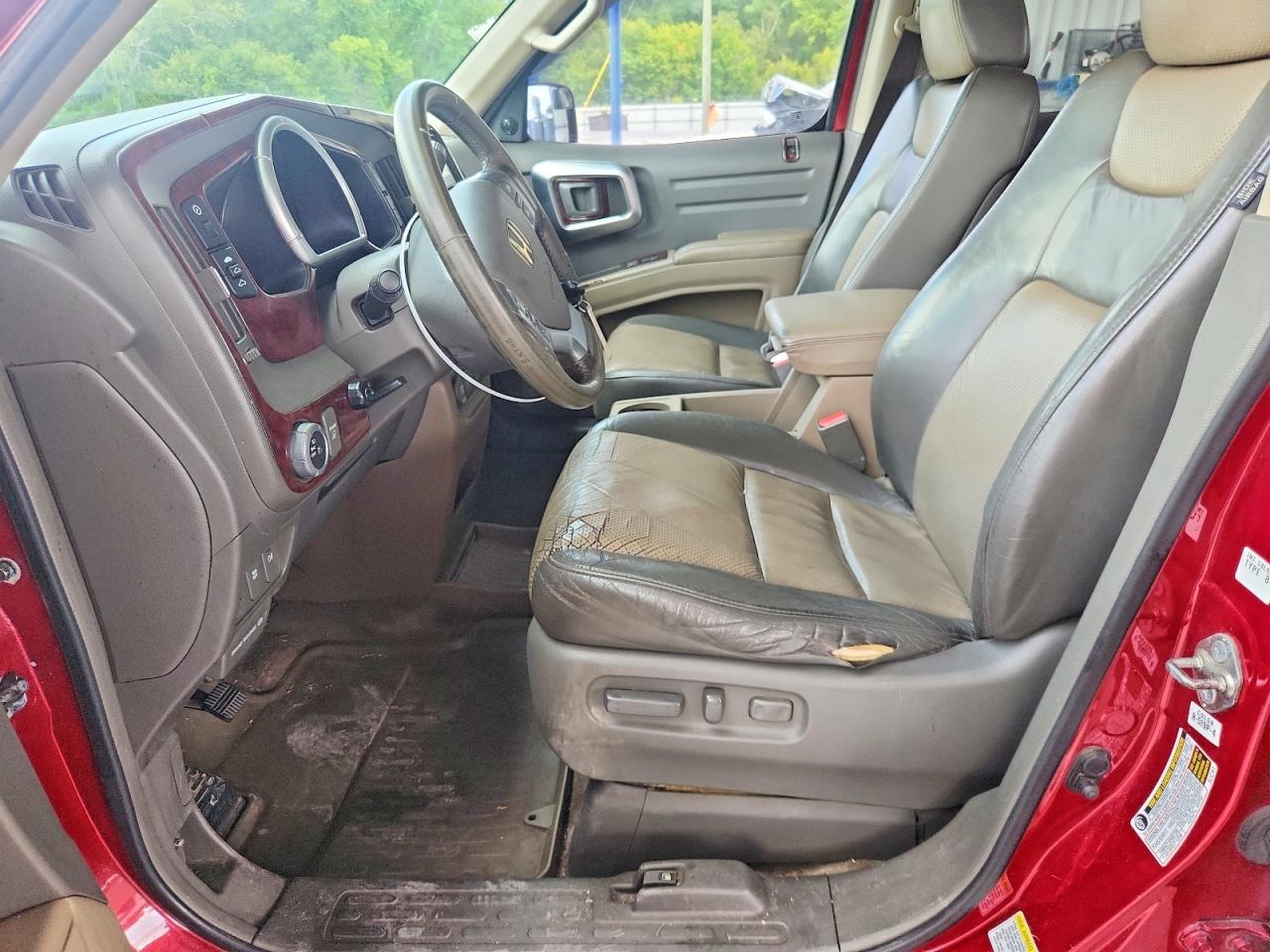 2006 Honda Ridgeline Rtl Burgundy vin: 2HJYK16586H509839