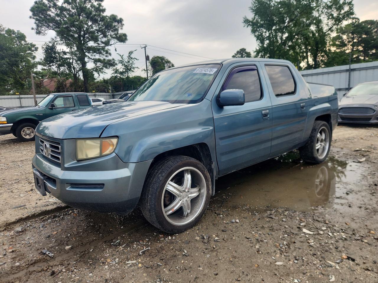 2006 Honda Ridgeline Rtl Blue vin: 2HJYK16586H545501