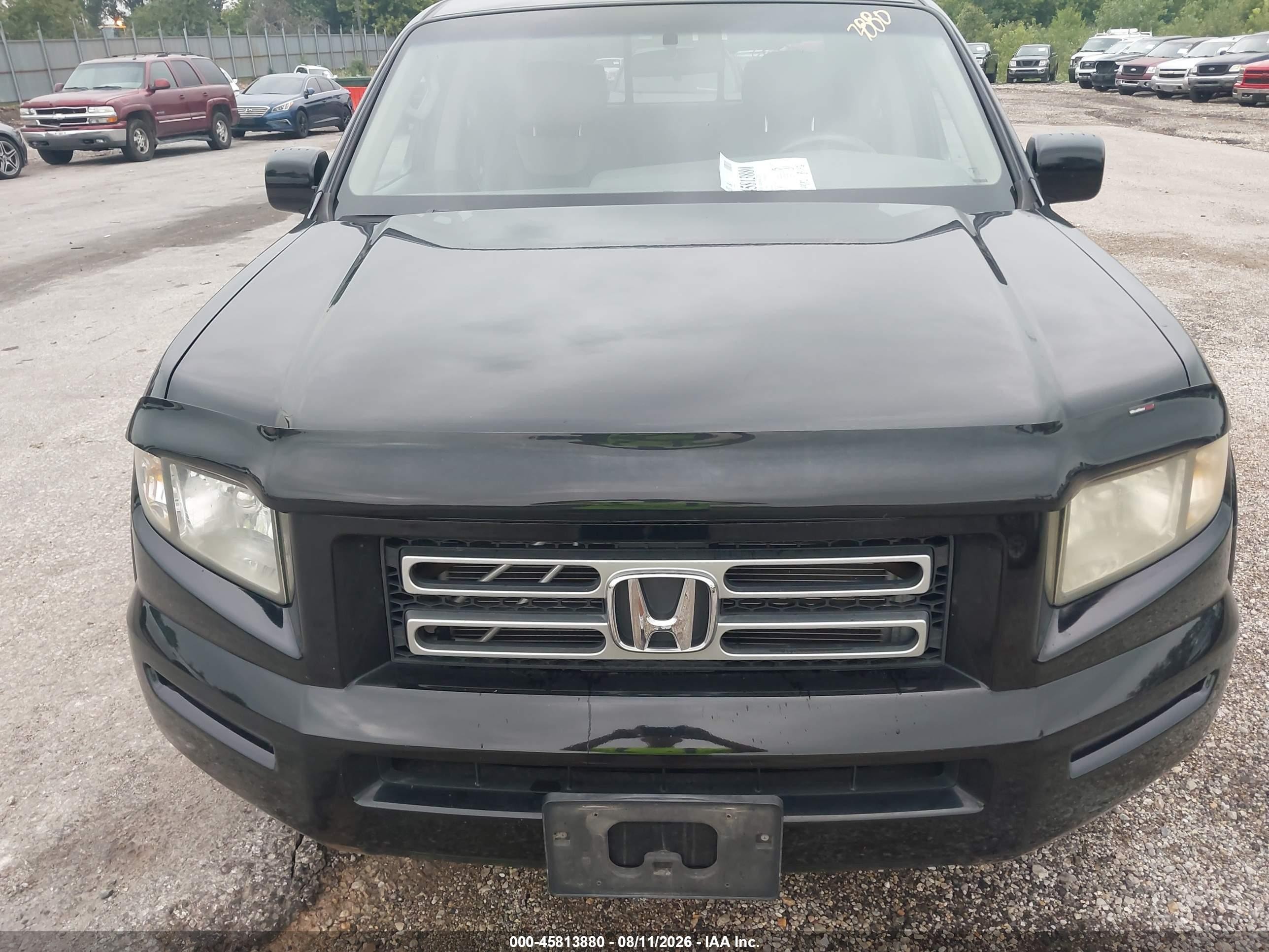2006 Honda Ridgeline Rtl Черный vin: 2HJYK16586H568101