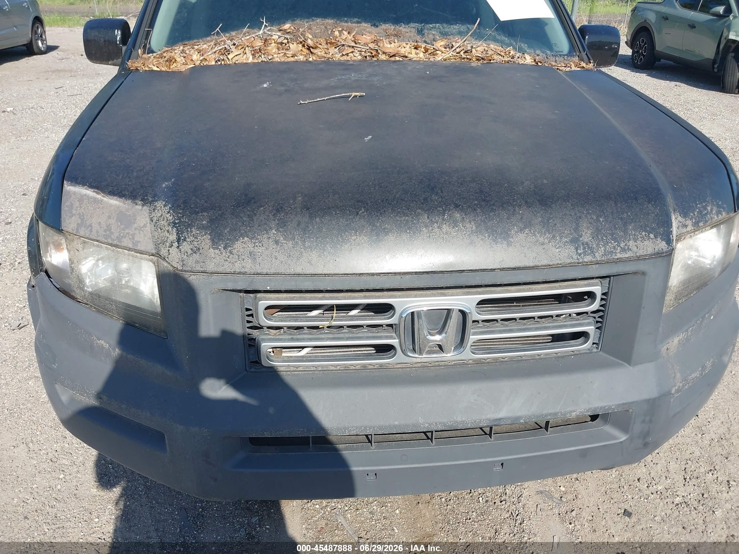 2007 Honda Ridgeline Rtl Black vin: 2HJYK16587H502892