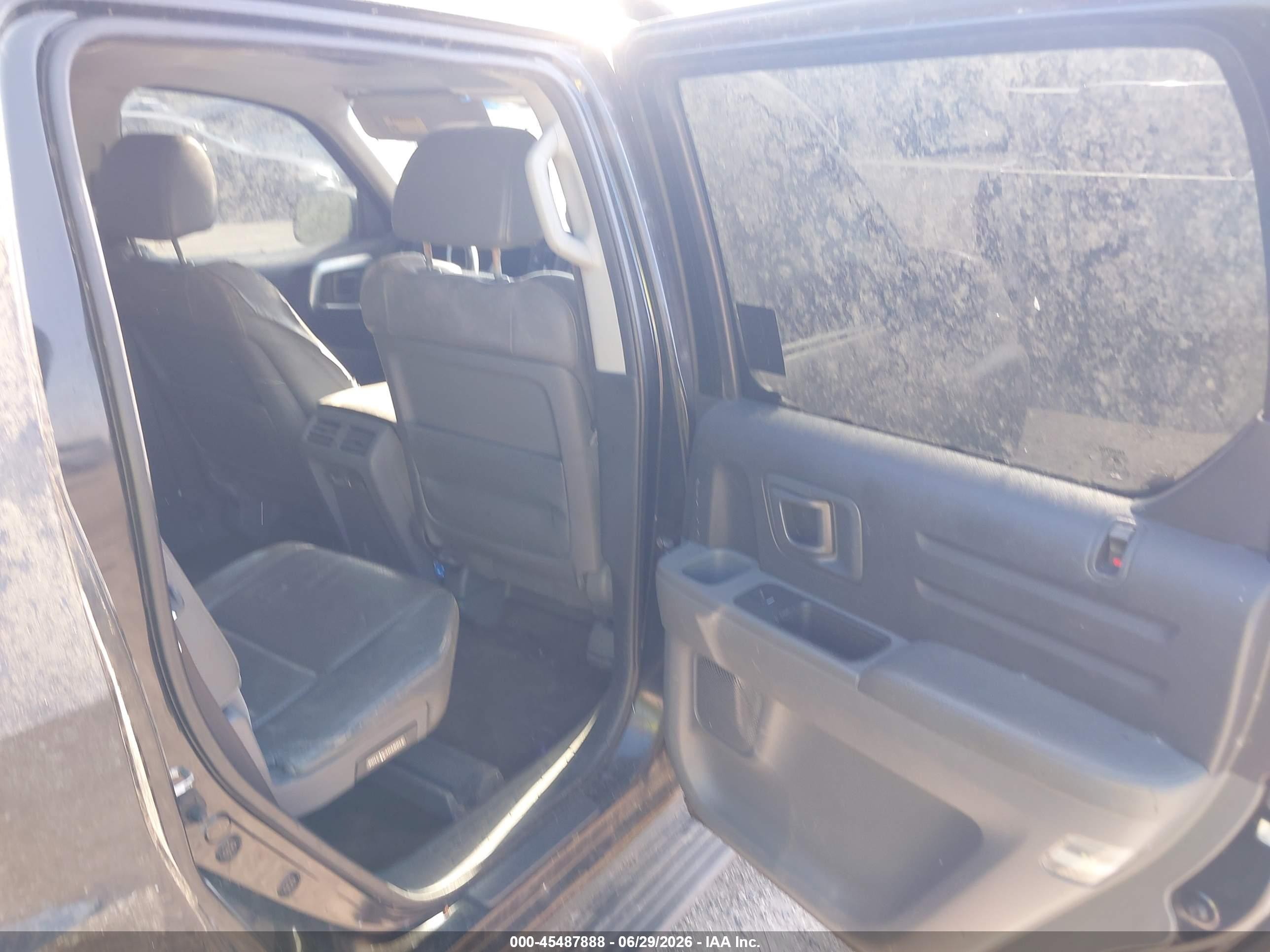 2007 Honda Ridgeline Rtl Black vin: 2HJYK16587H502892