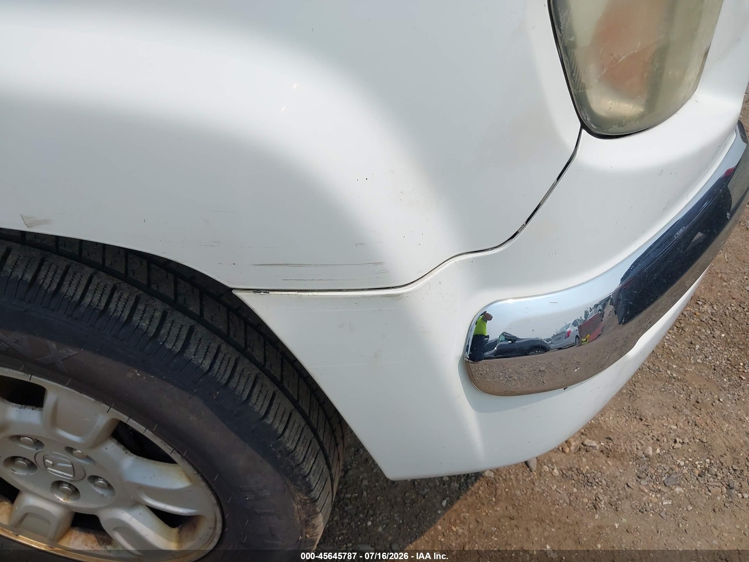 2007 Honda Ridgeline Rtl White vin: 2HJYK16587H506618