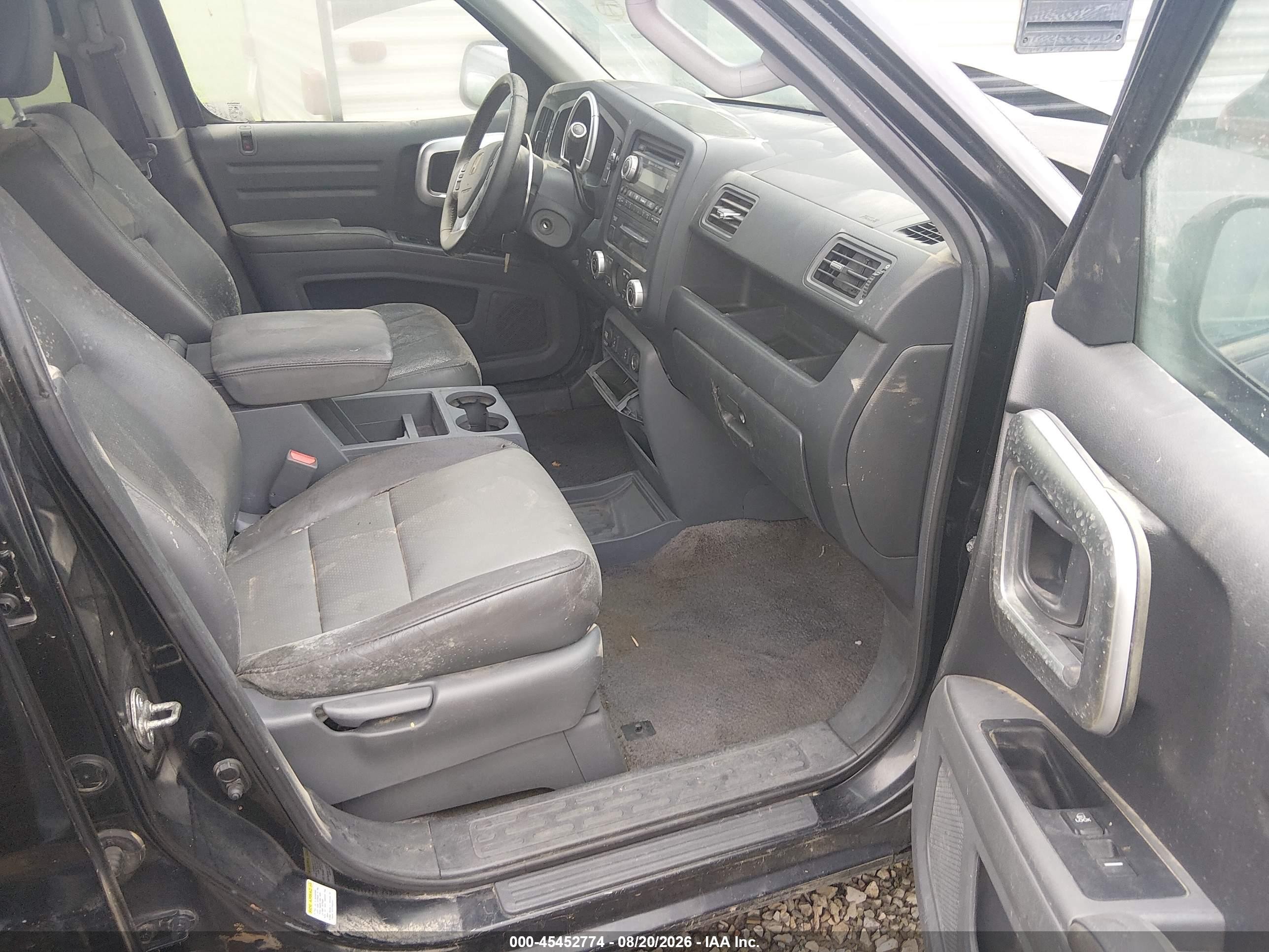 2007 Honda Ridgeline Rtl Black vin: 2HJYK16587H507364