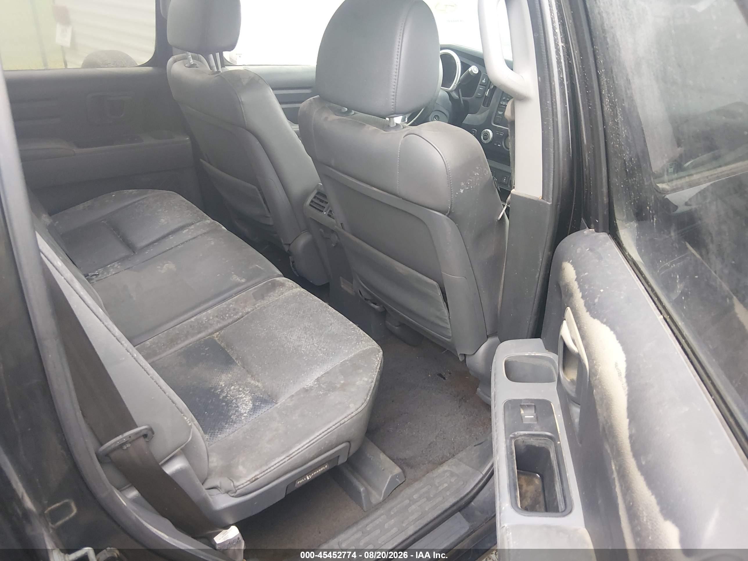 2007 Honda Ridgeline Rtl Black vin: 2HJYK16587H507364