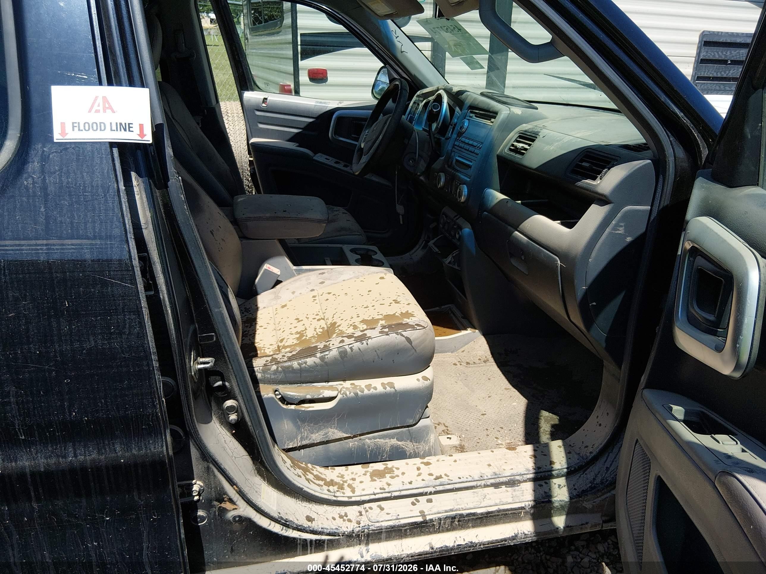 2007 Honda Ridgeline Rtl Black vin: 2HJYK16587H507364