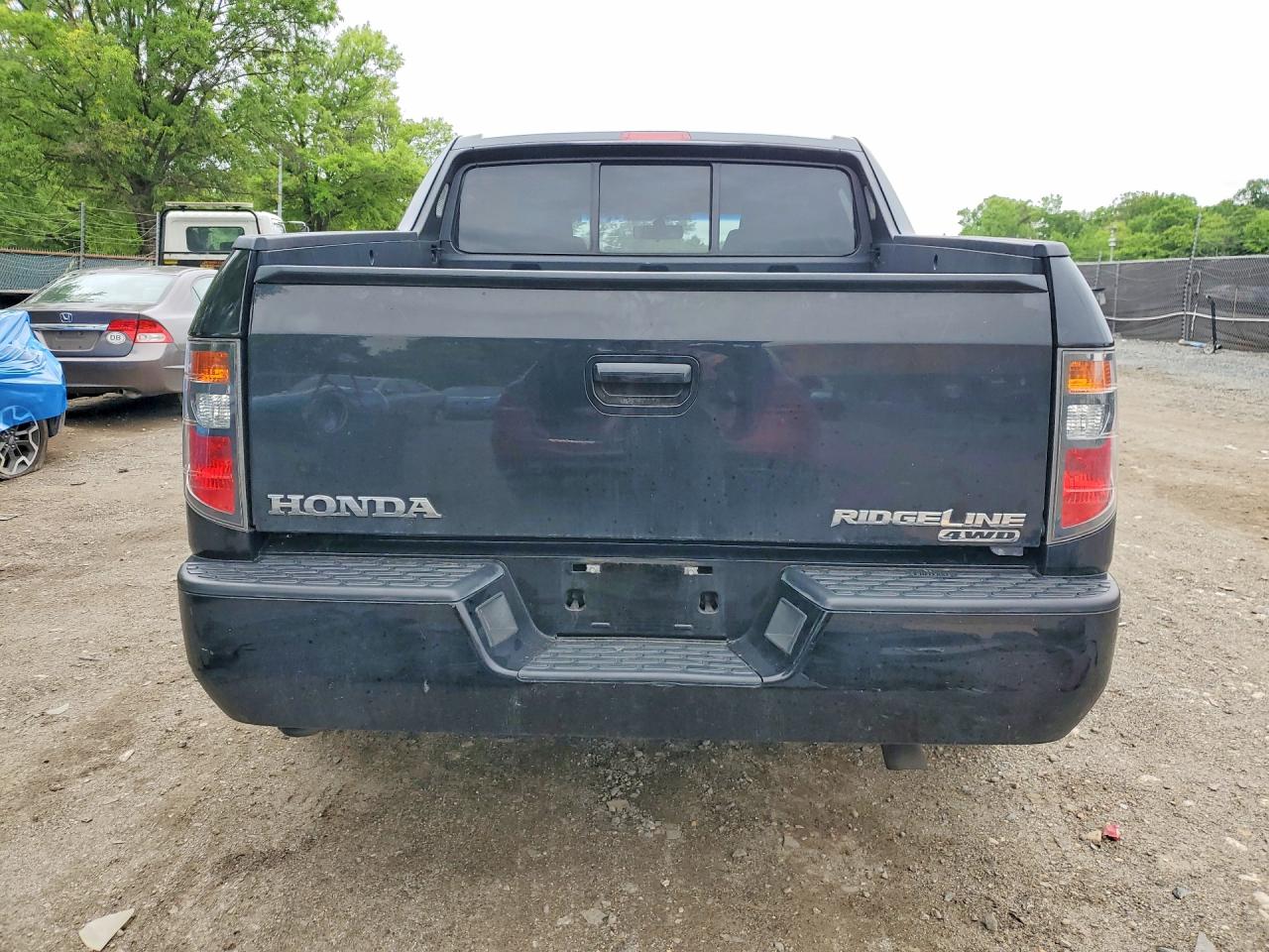 2007 Honda Ridgeline Rtl Black vin: 2HJYK16587H517960