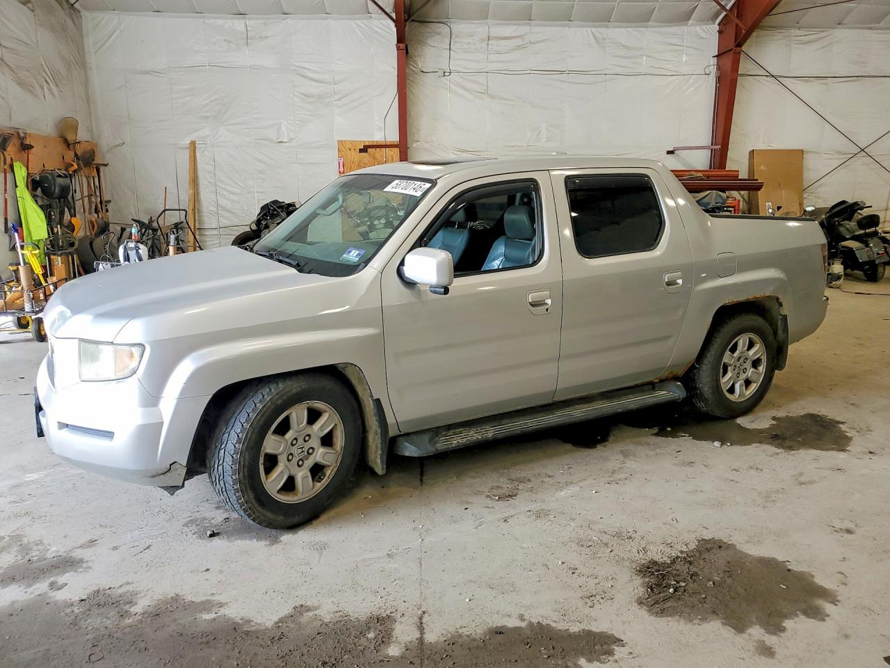 2007 Honda Ridgeline Rtl Серебряный vin: 2HJYK16587H525797