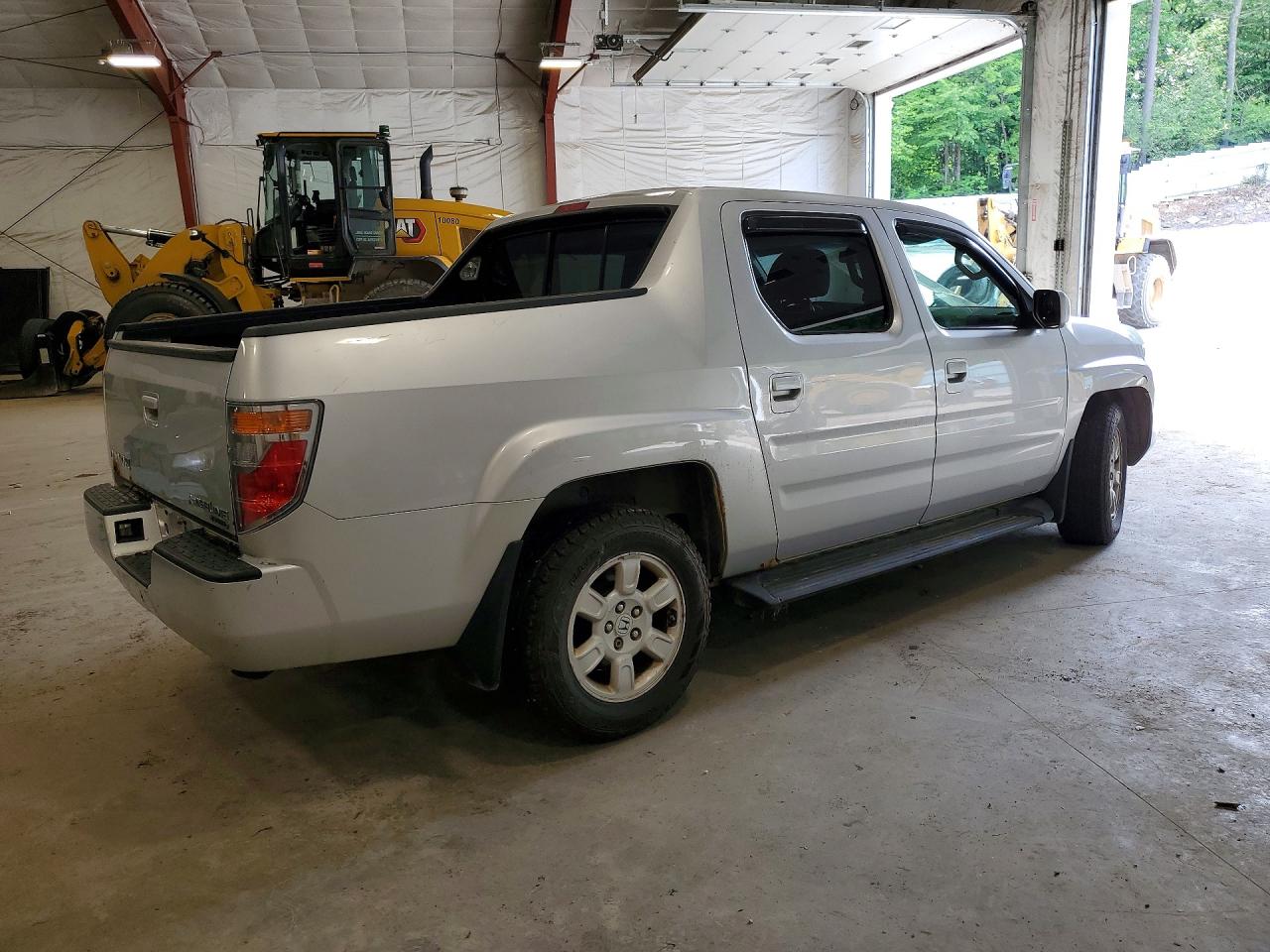 2007 Honda Ridgeline Rtl Silver vin: 2HJYK16587H525797