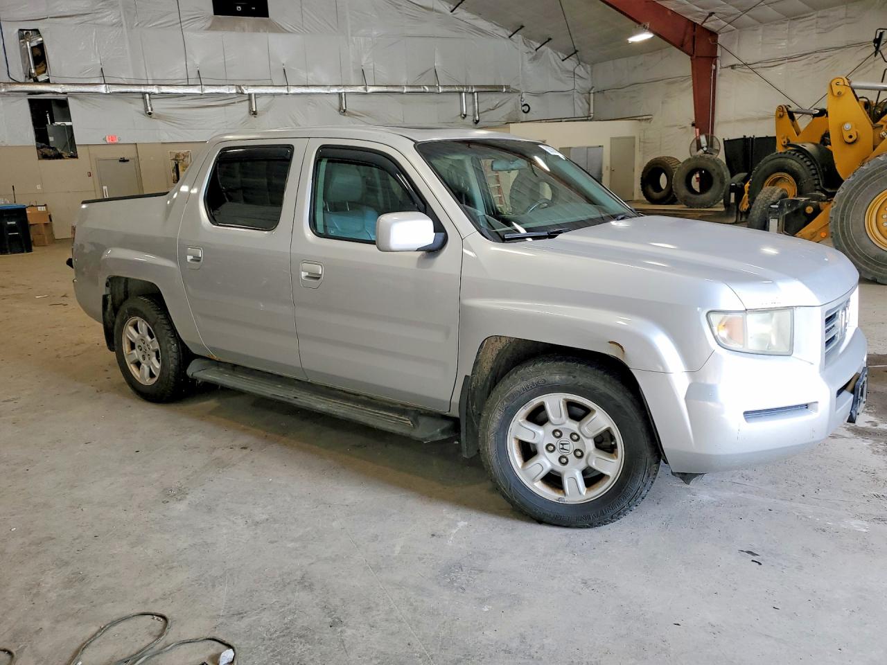 2007 Honda Ridgeline Rtl Silver vin: 2HJYK16587H525797