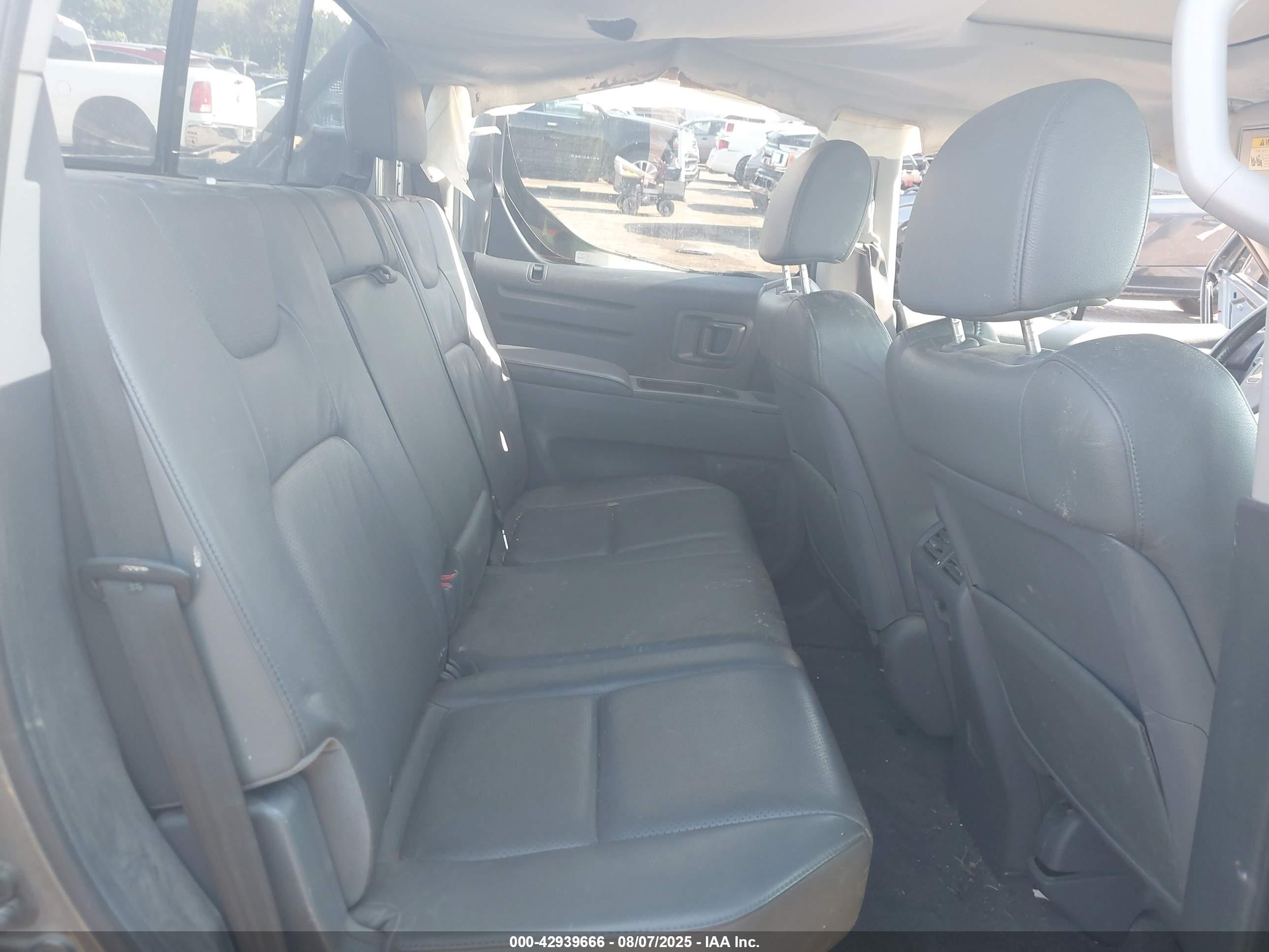 2007 Honda Ridgeline Rtl Gray vin: 2HJYK16587H526111