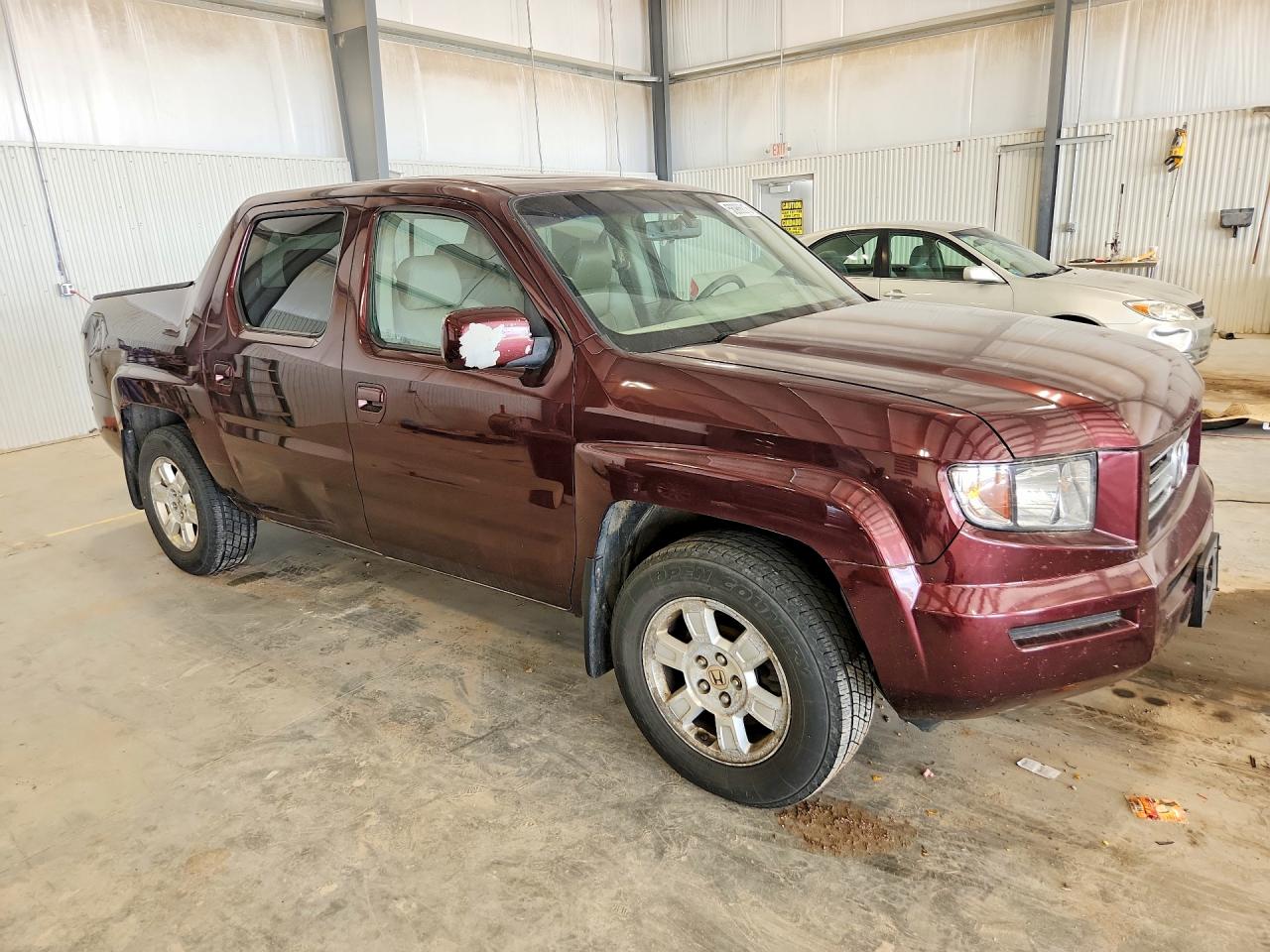 2008 Honda Ridgeline Rtl Maroon vin: 2HJYK16588H508676