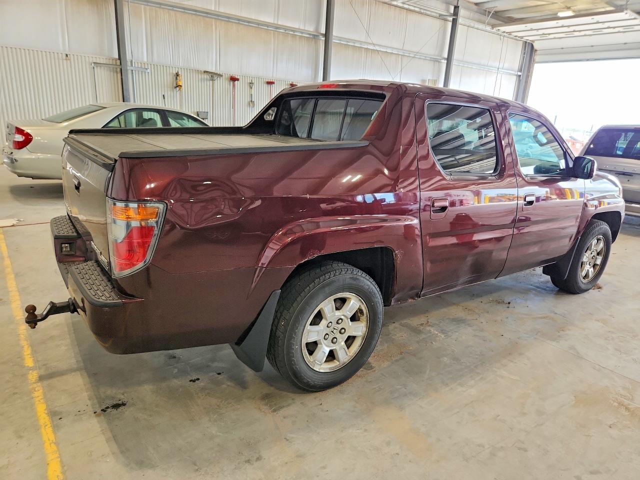 2008 Honda Ridgeline Rtl Maroon vin: 2HJYK16588H508676
