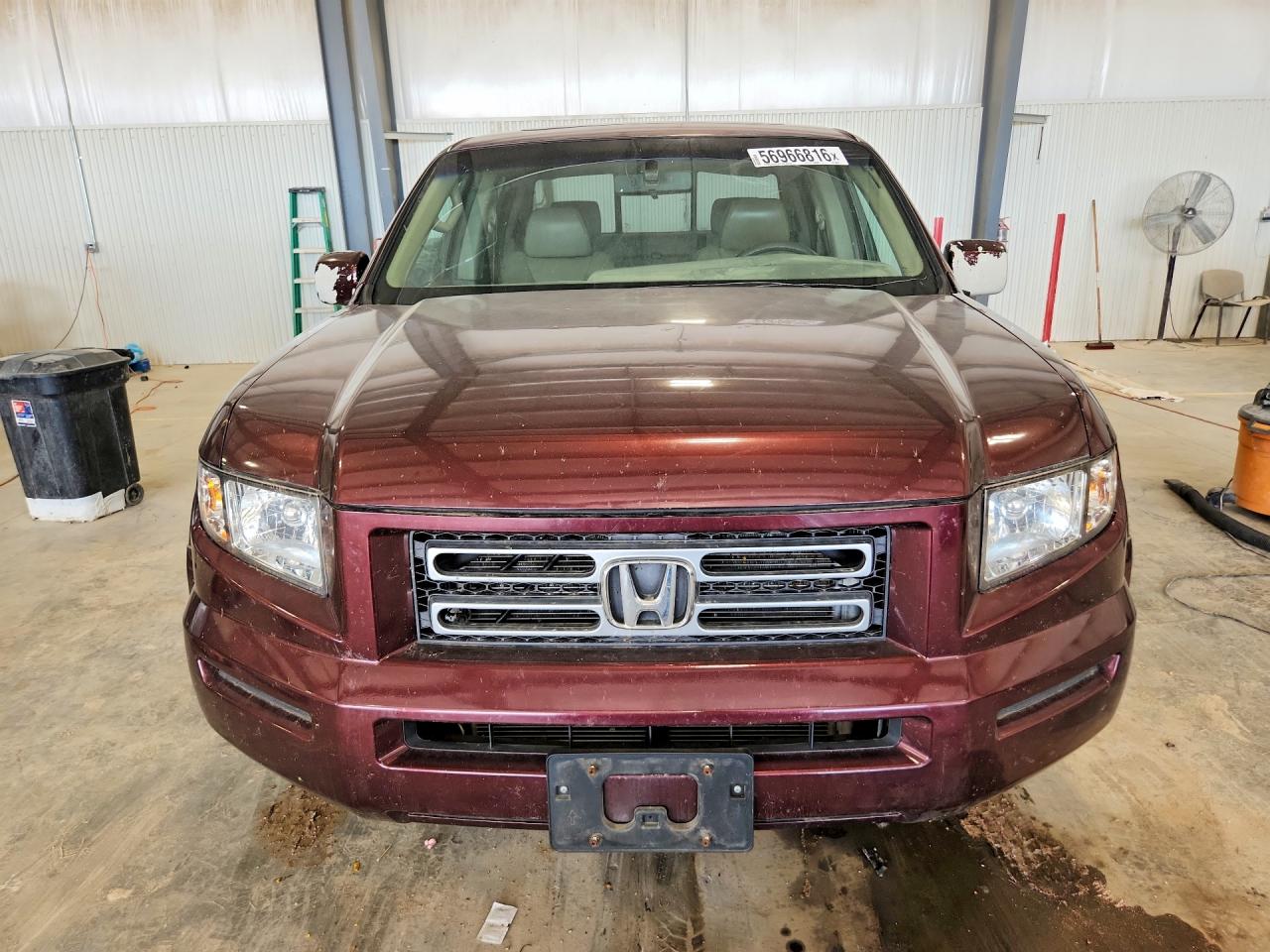 2008 Honda Ridgeline Rtl Maroon vin: 2HJYK16588H508676