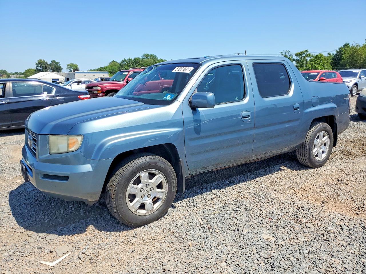 2008 Honda Ridgeline Rtl Blue vin: 2HJYK16588H512145