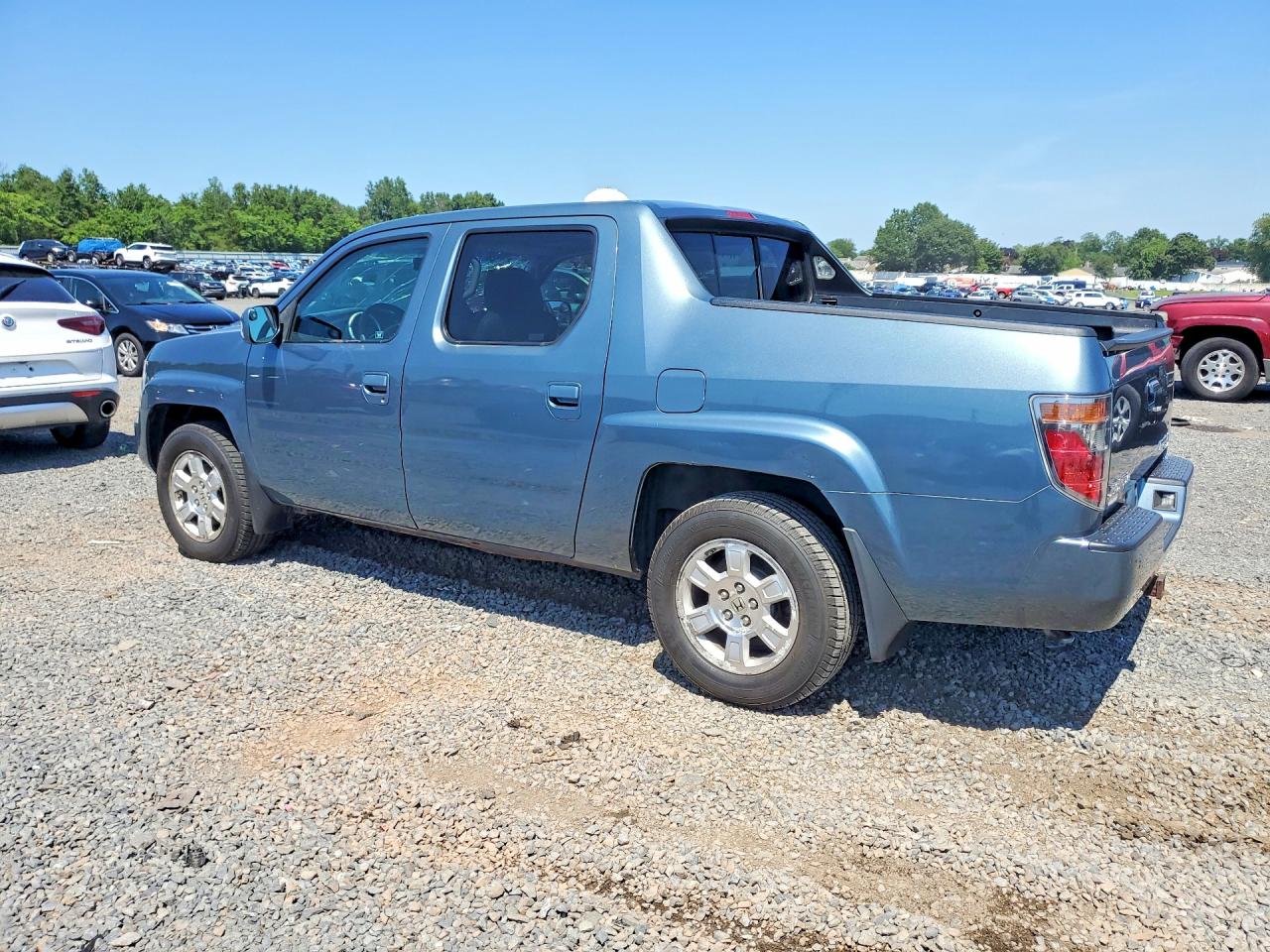 2008 Honda Ridgeline Rtl Blue vin: 2HJYK16588H512145
