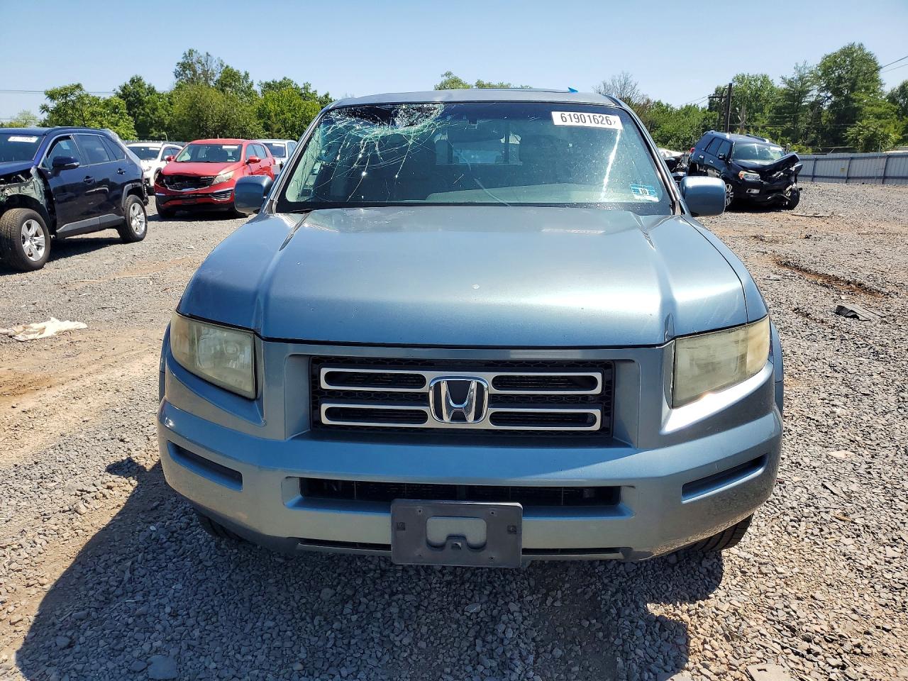 2008 Honda Ridgeline Rtl Blue vin: 2HJYK16588H512145