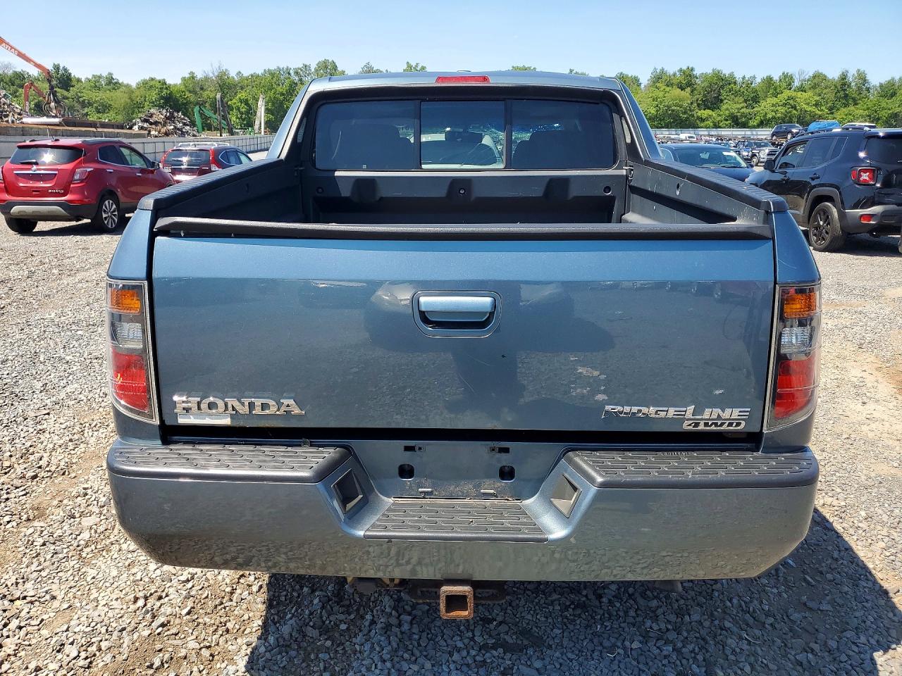 2008 Honda Ridgeline Rtl Blue vin: 2HJYK16588H512145