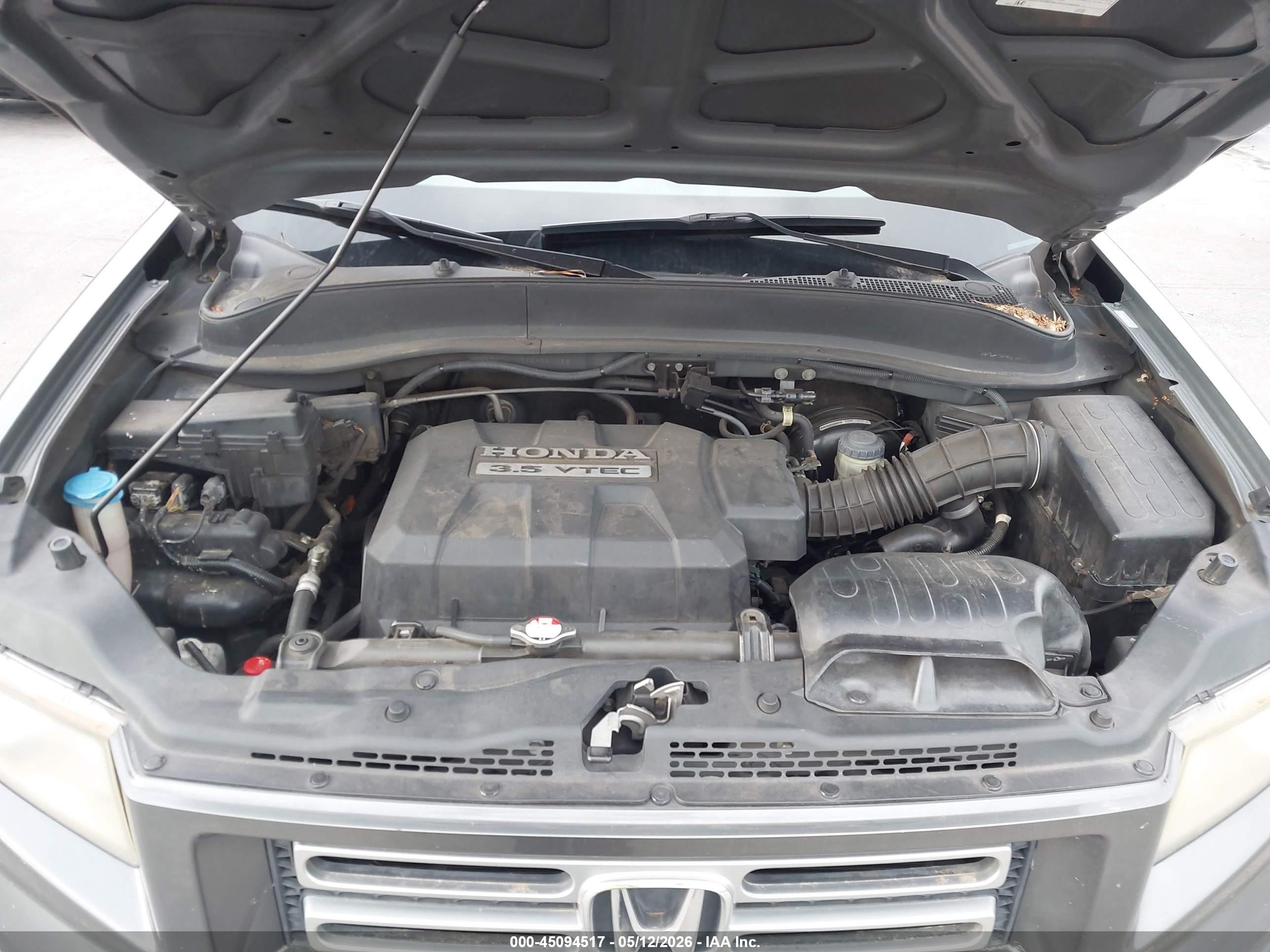2008 Honda Ridgeline Rtl Серый vin: 2HJYK16588H521055