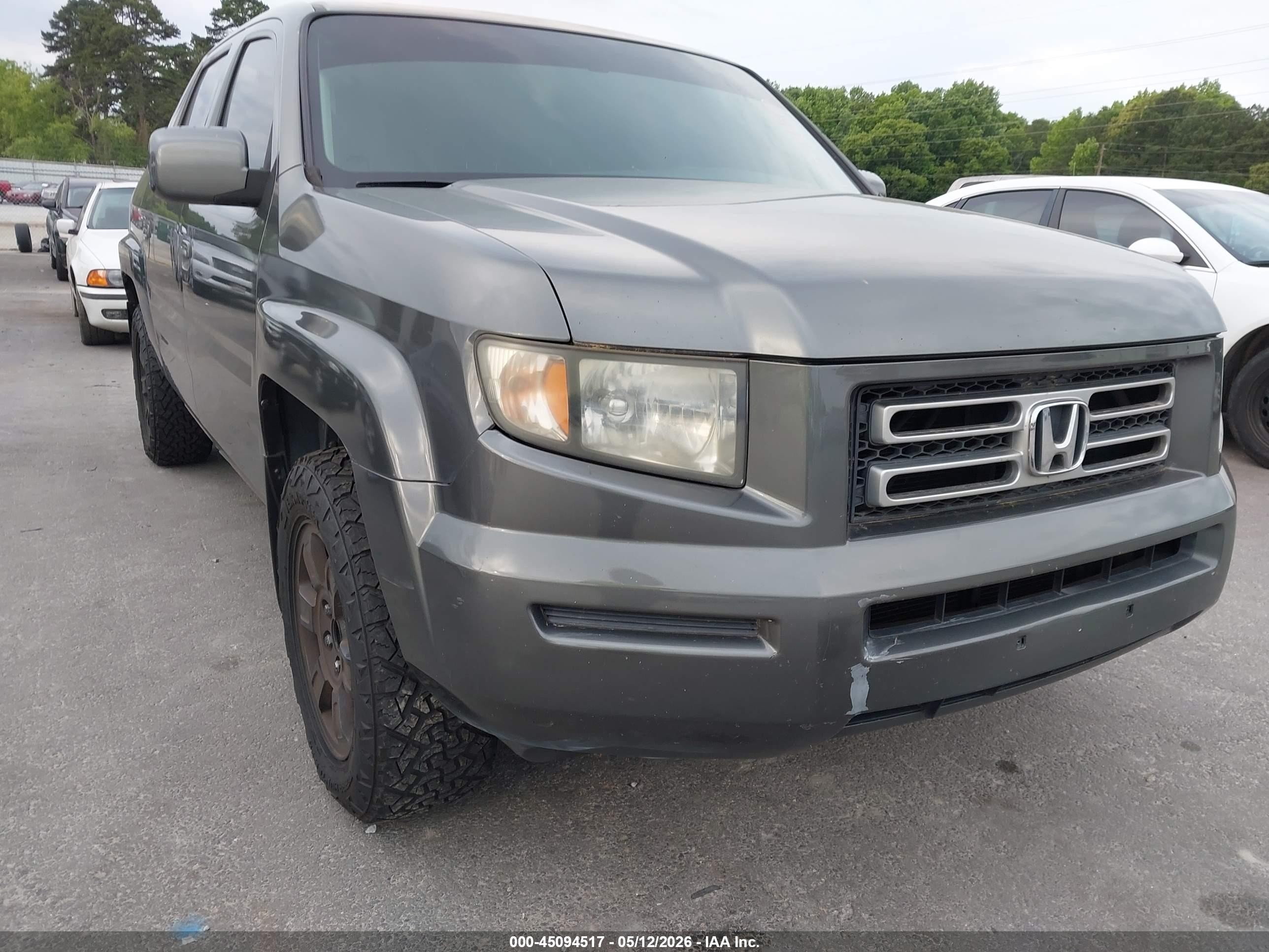 2008 Honda Ridgeline Rtl Серый vin: 2HJYK16588H521055