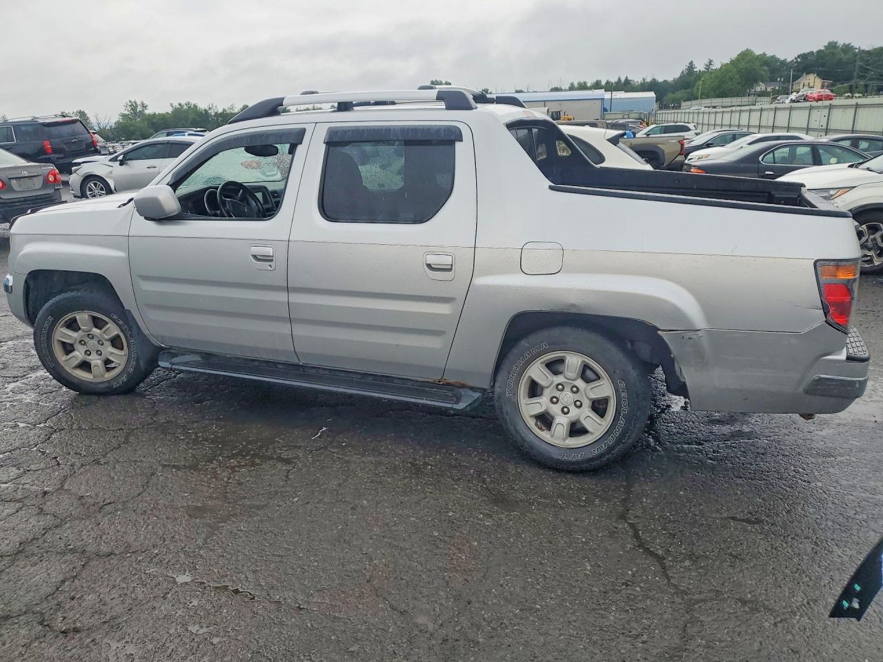 2006 Honda Ridgeline Rtl Silver vin: 2HJYK16596H504892