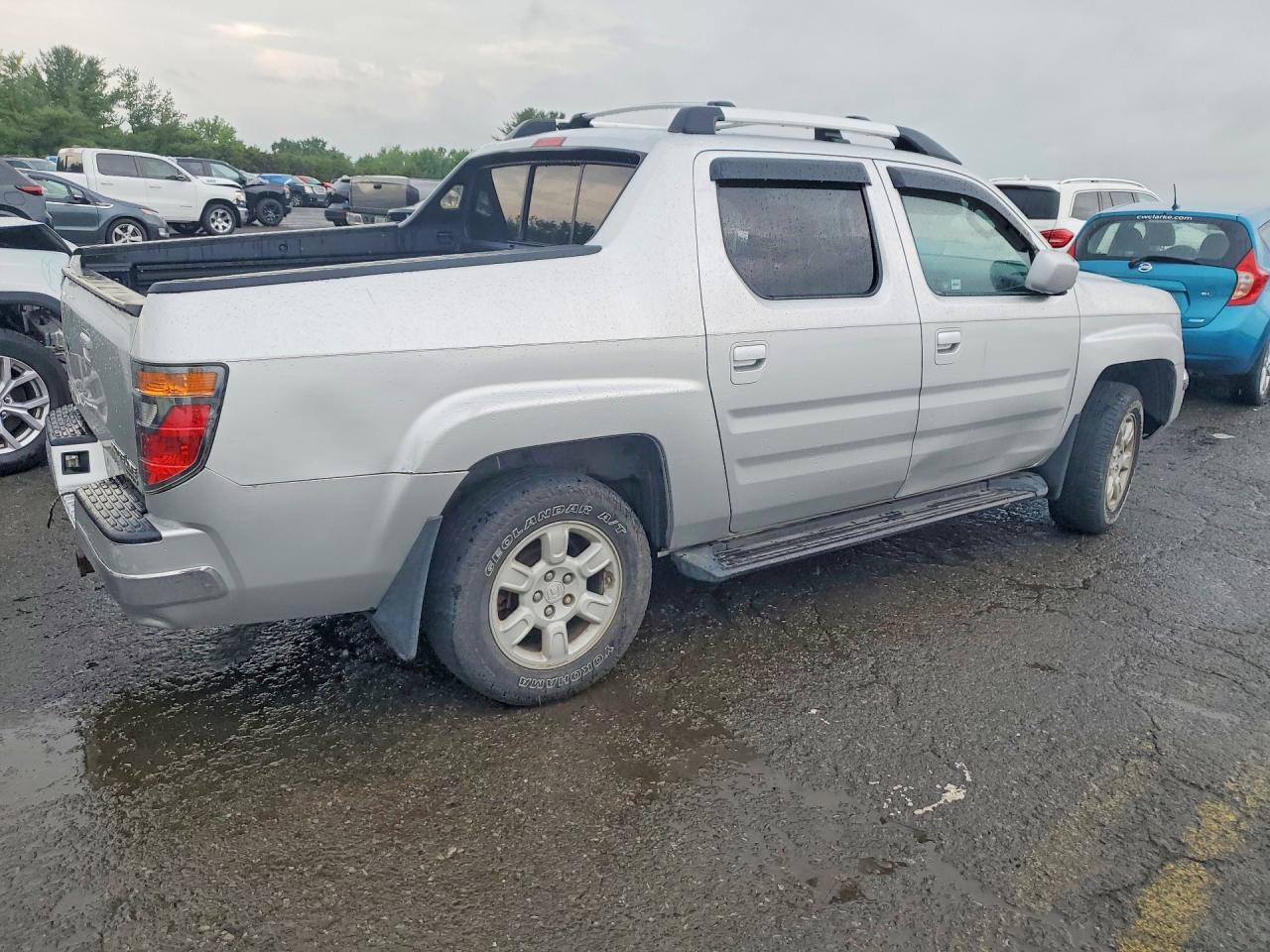2006 Honda Ridgeline Rtl Silver vin: 2HJYK16596H504892