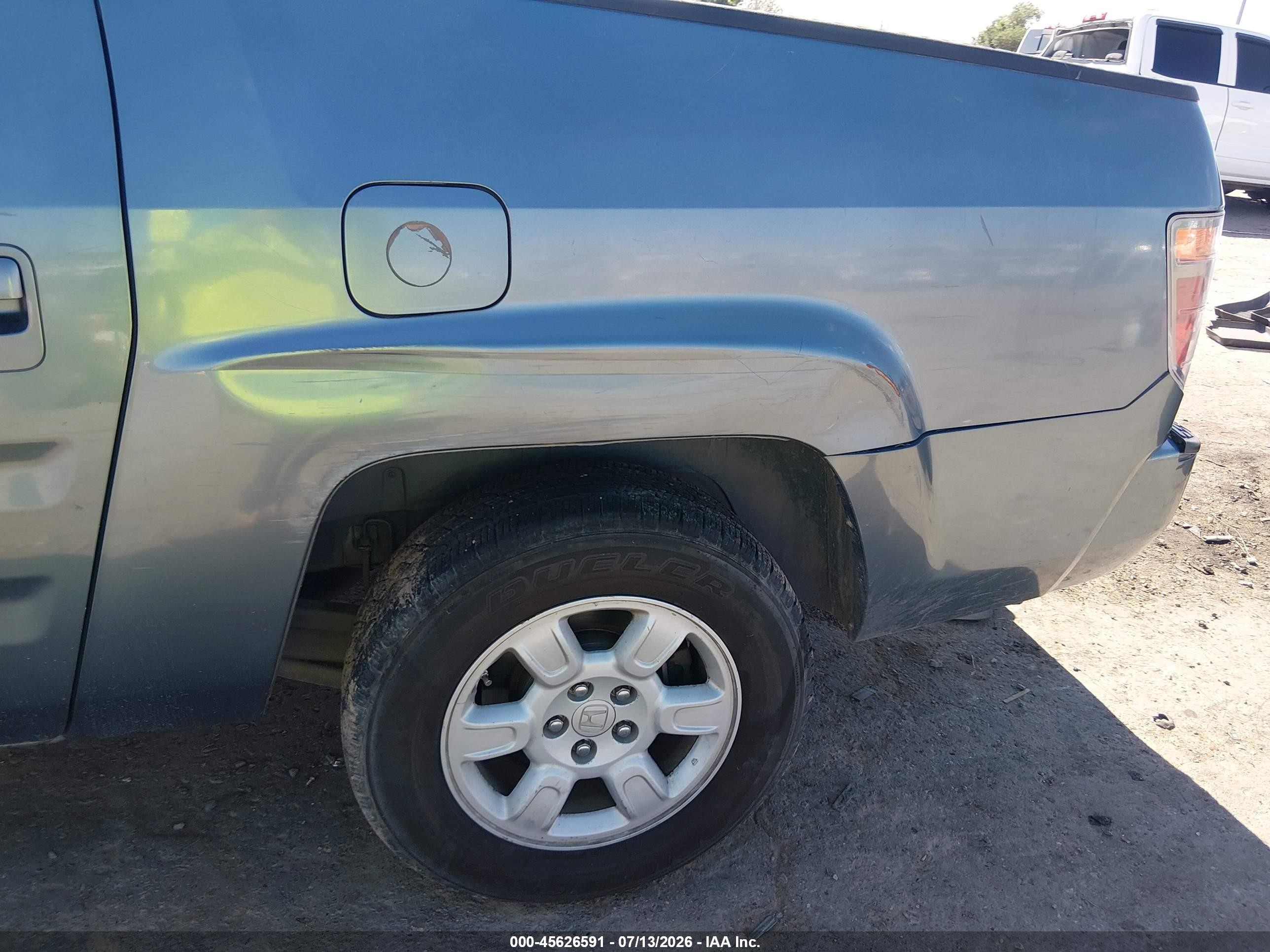 2006 Honda Ridgeline Rtl Blue vin: 2HJYK16596H525953