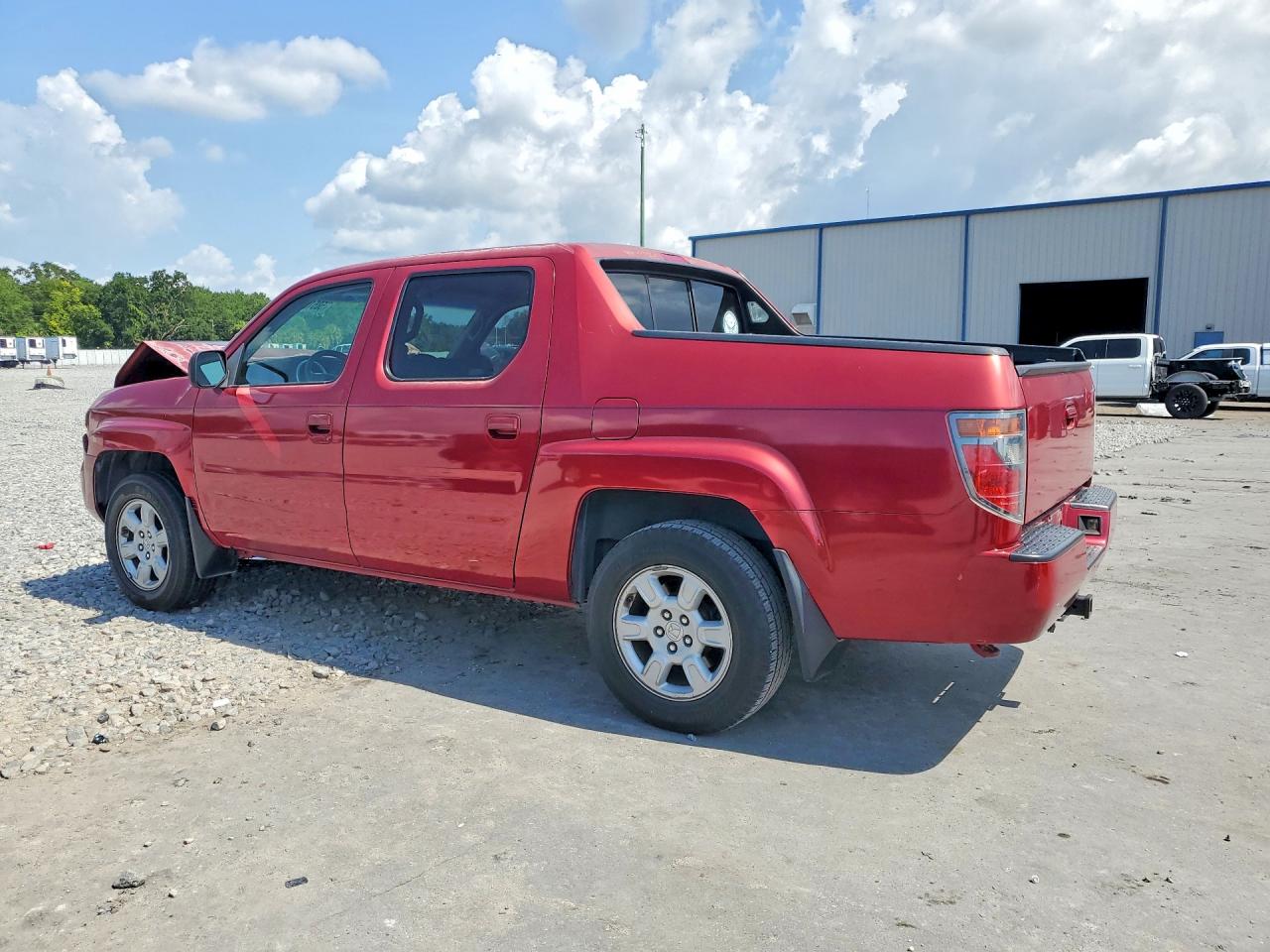 2006 Honda Ridgeline Rtl Burgundy vin: 2HJYK16596H534118