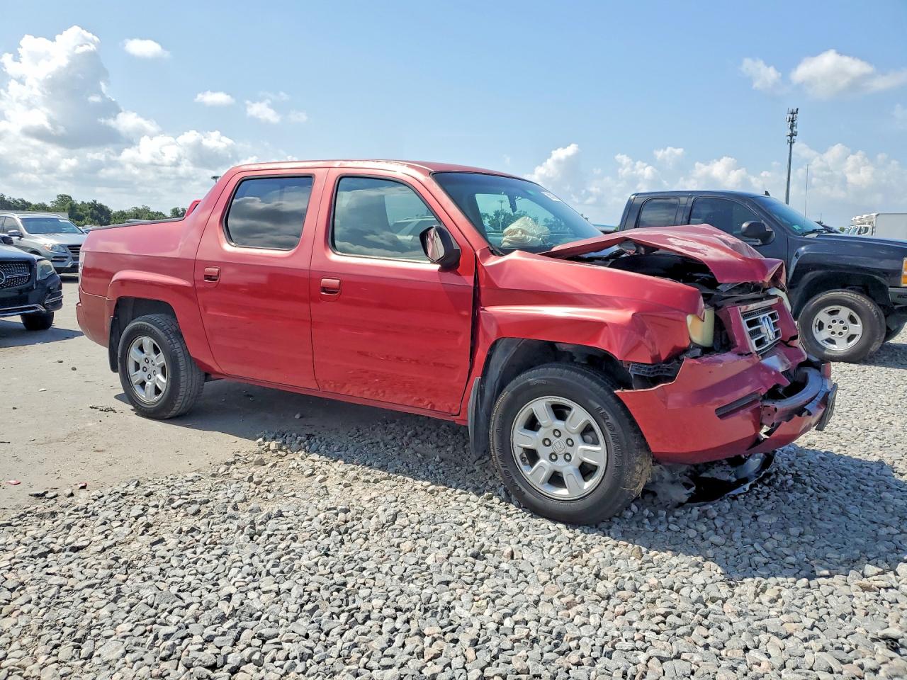 2006 Honda Ridgeline Rtl Burgundy vin: 2HJYK16596H534118