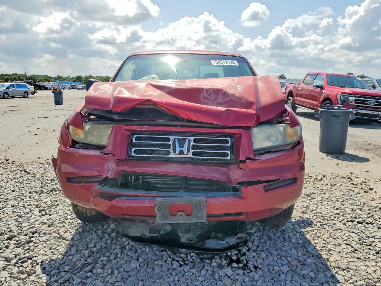 2006 Honda Ridgeline Rtl Burgundy vin: 2HJYK16596H534118