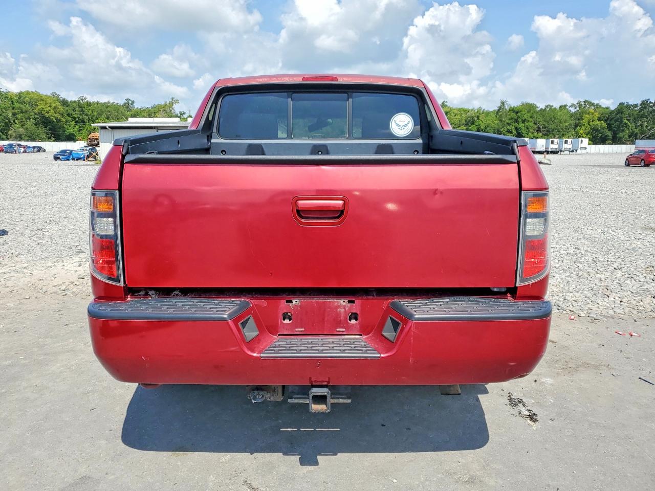 2006 Honda Ridgeline Rtl Burgundy vin: 2HJYK16596H534118