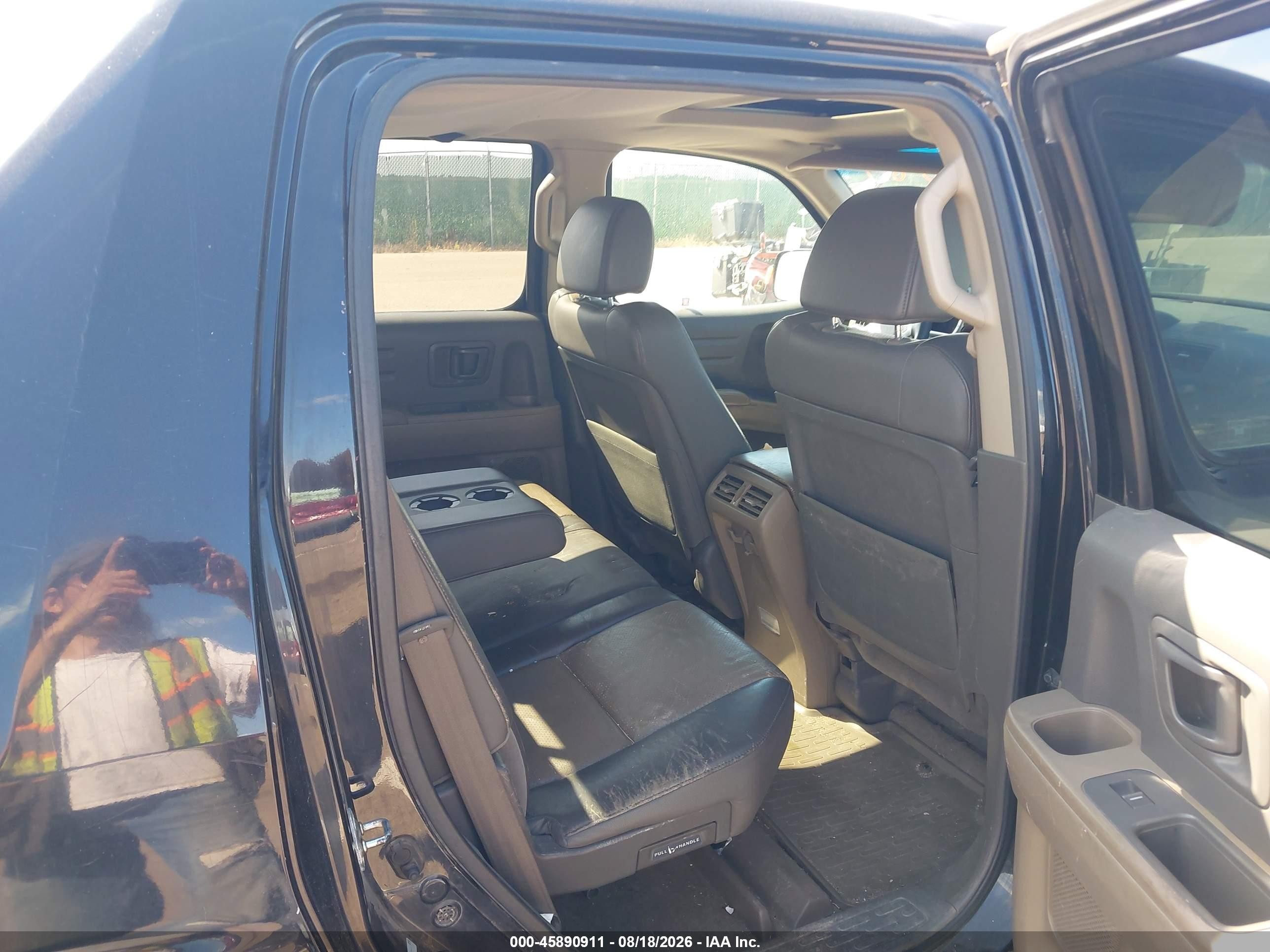 2006 Honda Ridgeline Rtl Black vin: 2HJYK16596H537245