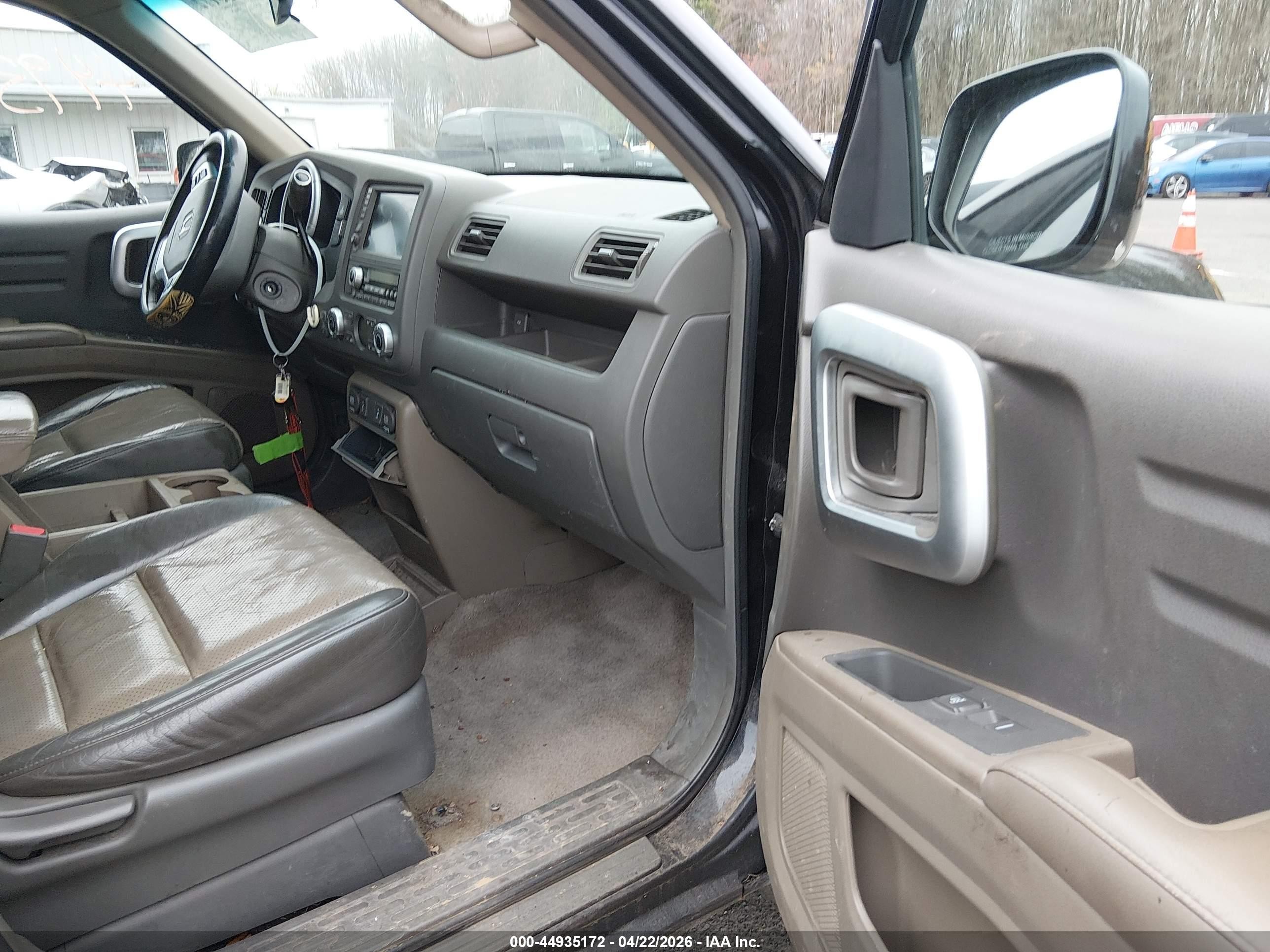 2006 Honda Ridgeline Rtl Black vin: 2HJYK16596H560492