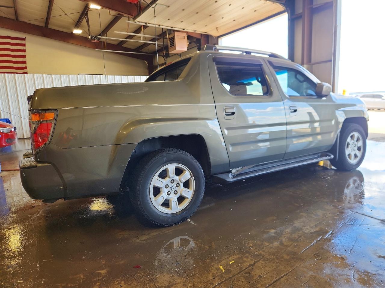 2007 Honda Ridgeline Rtl Gray vin: 2HJYK16597H522780