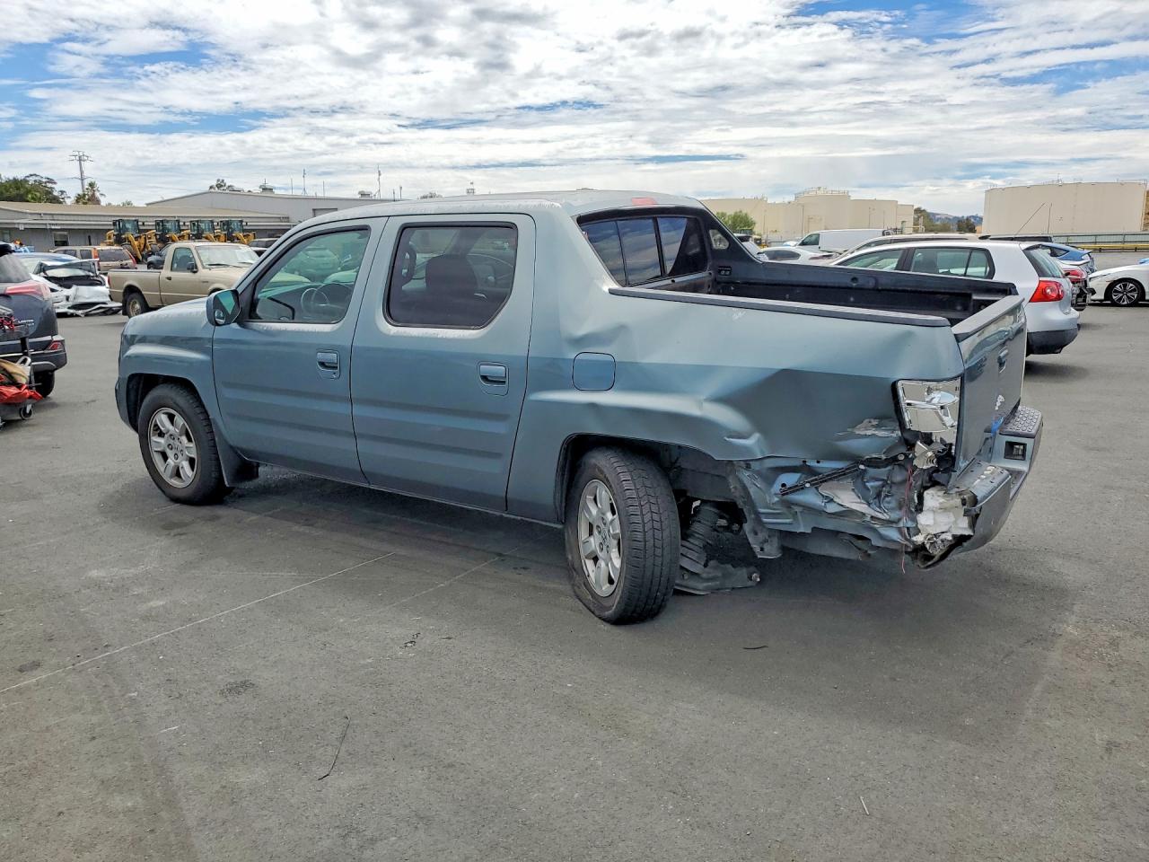 2007 Honda Ridgeline Rtl Teal vin: 2HJYK16597H523153
