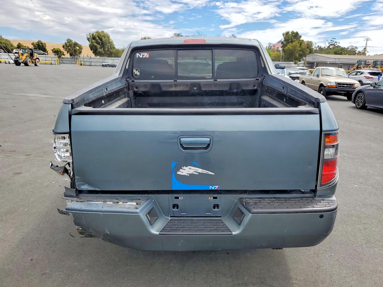 2007 Honda Ridgeline Rtl Teal vin: 2HJYK16597H523153