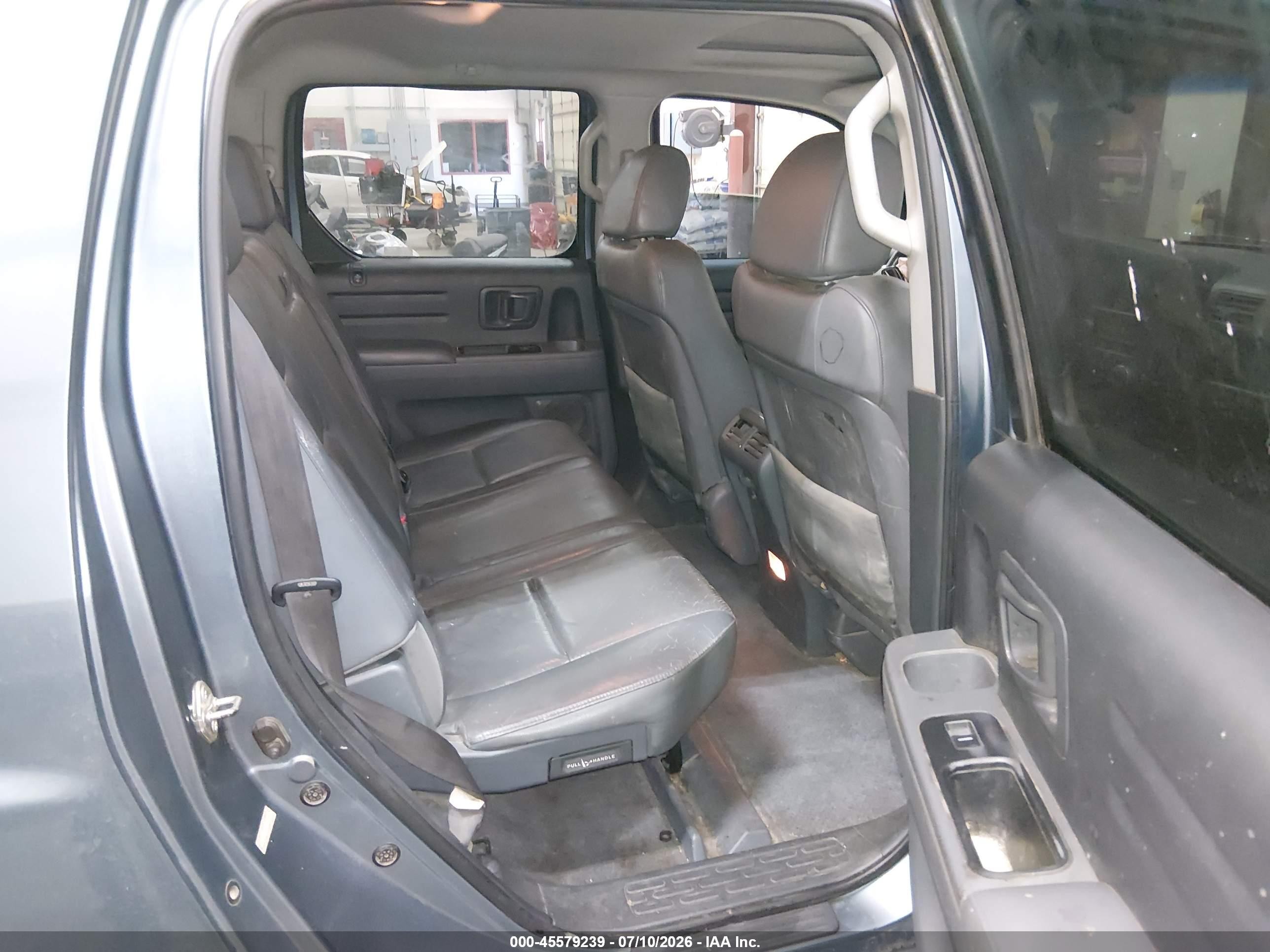 2007 Honda Ridgeline Rtl Blue vin: 2HJYK16597H527185