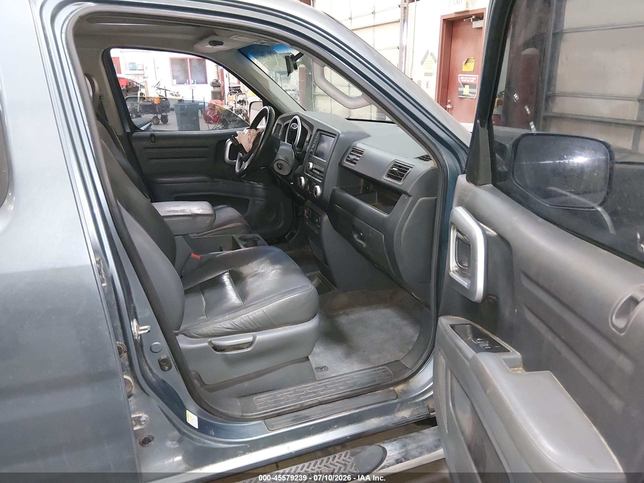 2007 Honda Ridgeline Rtl Blue vin: 2HJYK16597H527185