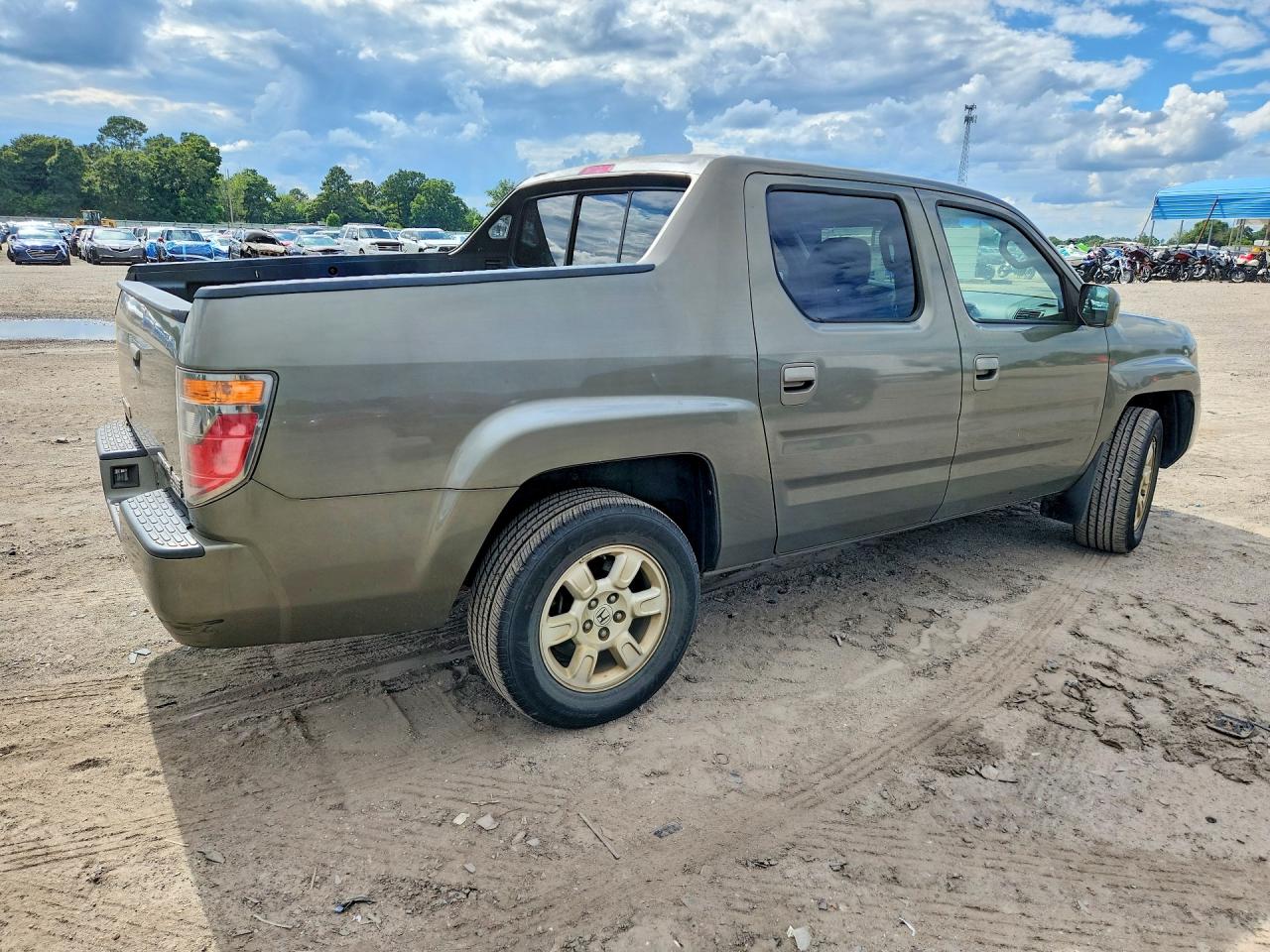 2007 Honda Ridgeline Rtl Green vin: 2HJYK16597H530118