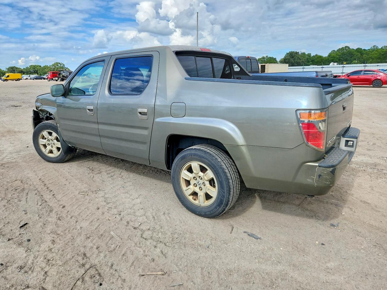 2007 Honda Ridgeline Rtl Green vin: 2HJYK16597H530118