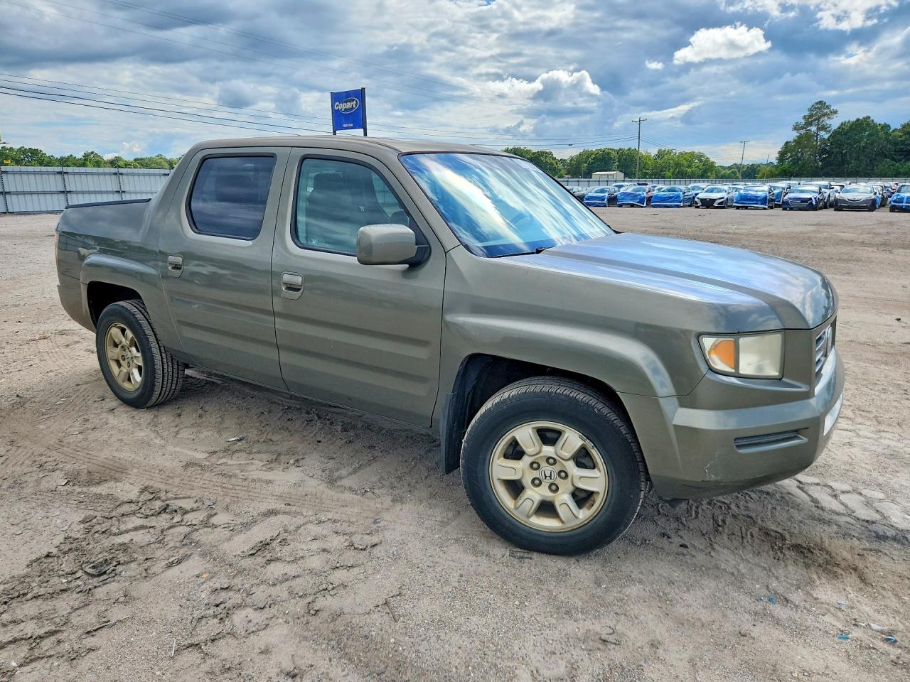 2007 Honda Ridgeline Rtl Green vin: 2HJYK16597H530118