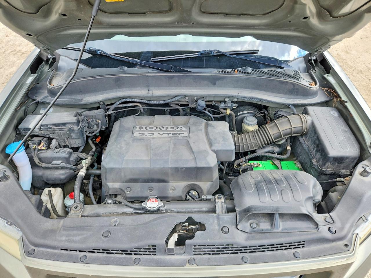 2007 Honda Ridgeline Rtl Green vin: 2HJYK16597H530118
