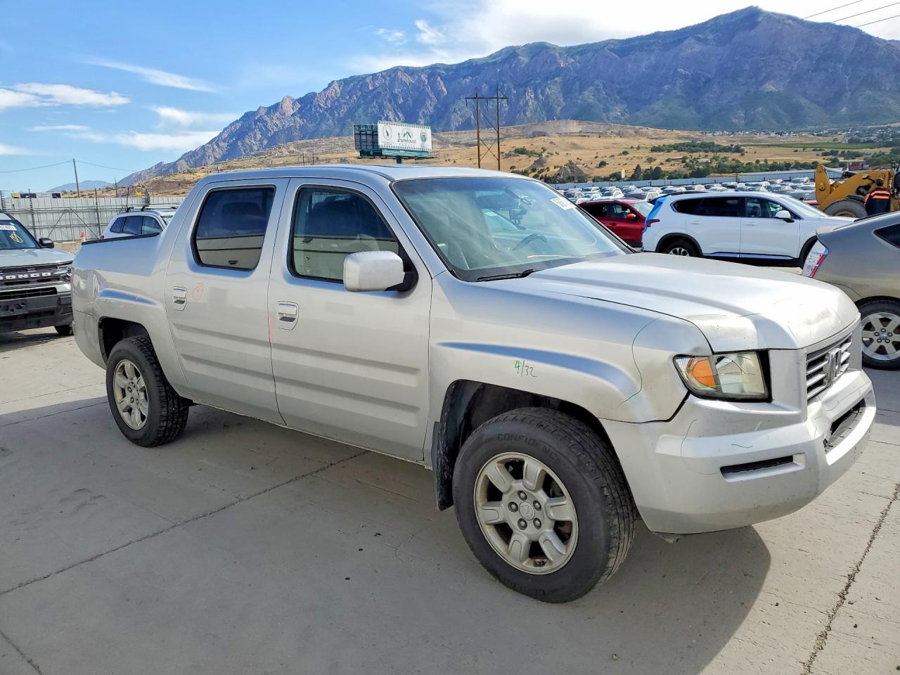 2006 Honda Ridgeline Rtl Silver vin: 2HJYK165X6H533950